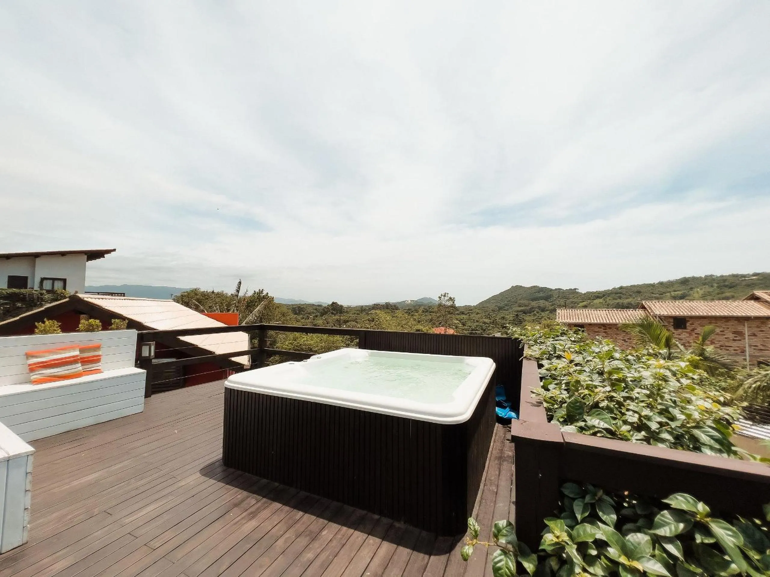 Balcony/Terrace in Pousada Solar dos Lírios - Praia do Rosa