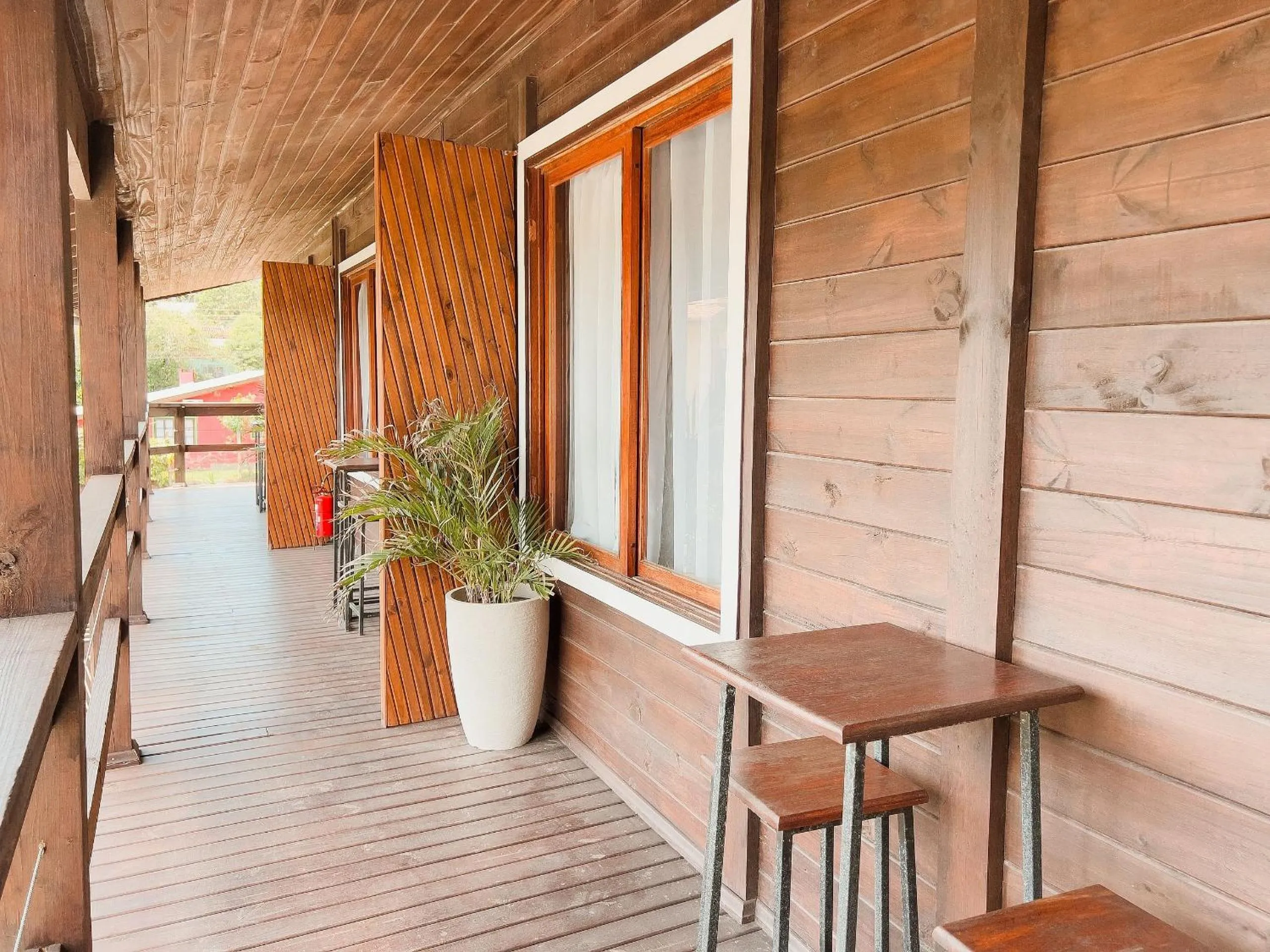 Balcony/Terrace in Pousada Solar dos Lírios - Praia do Rosa