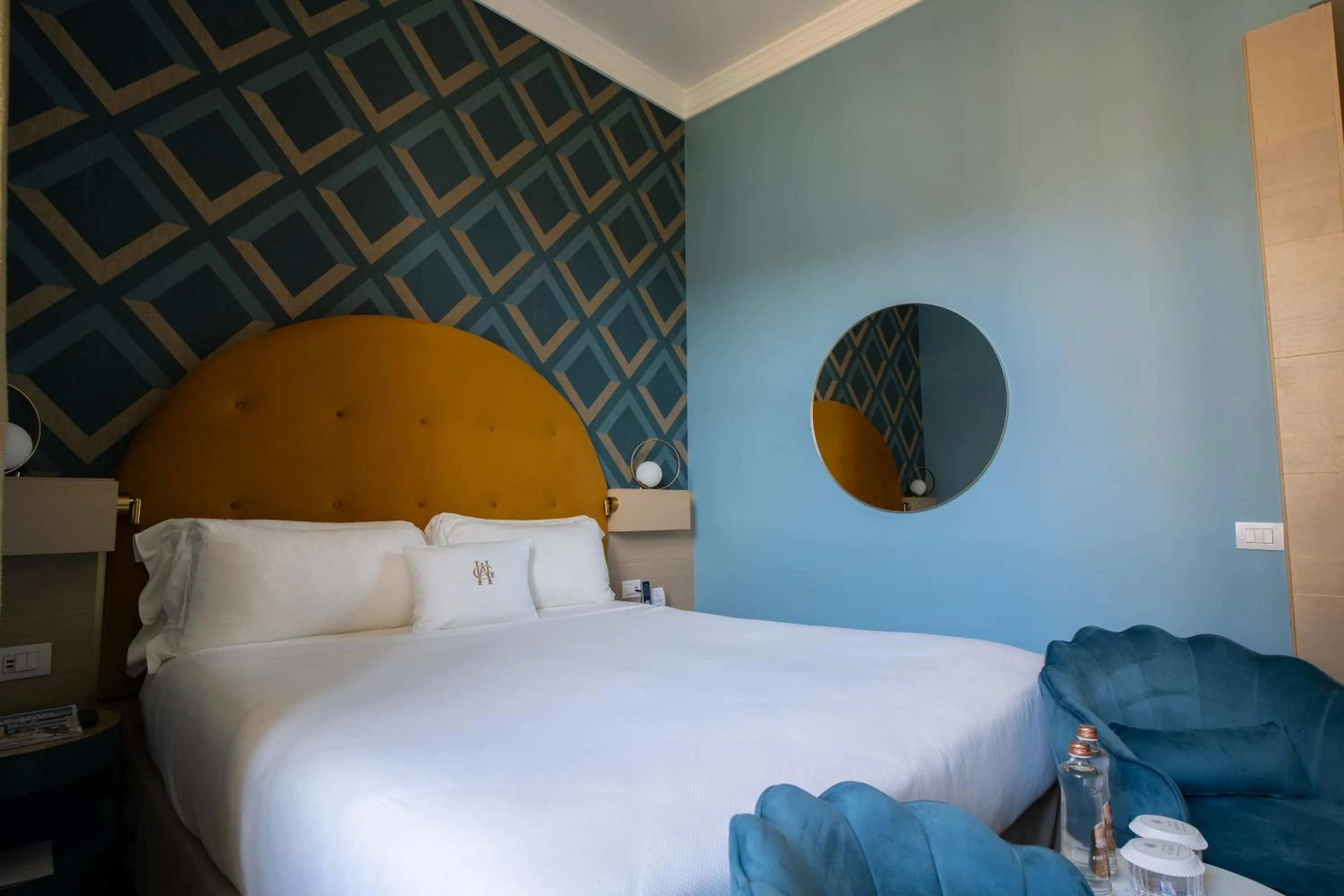 Bed in Grand Hotel Alassio Beach & Spa Resort - The Leading Hotels of the World