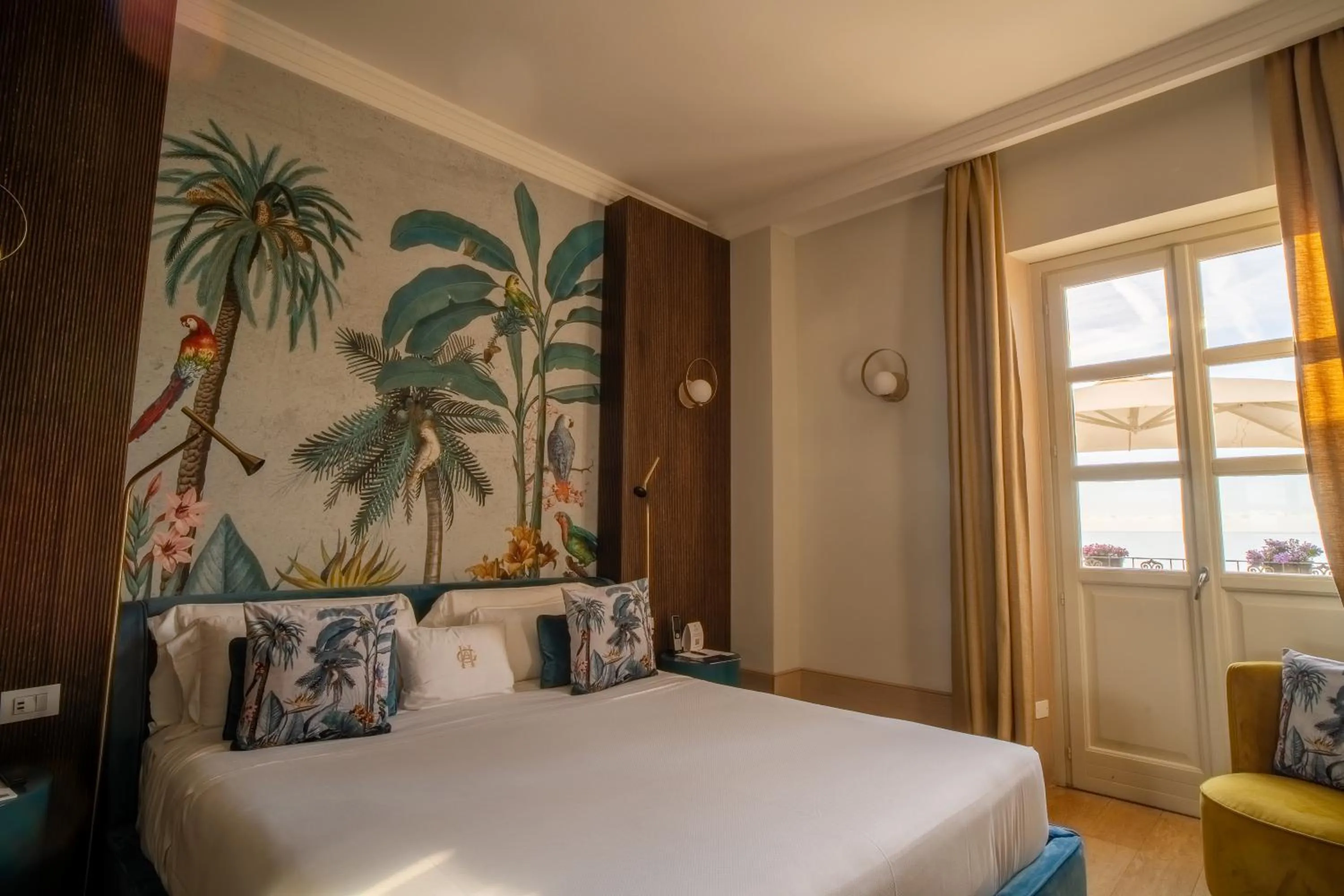 Bed in Grand Hotel Alassio Beach & Spa Resort - The Leading Hotels of the World