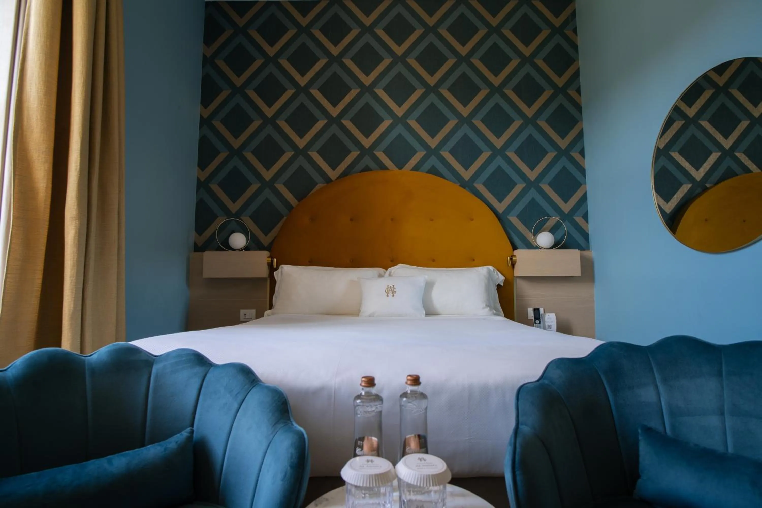 Bed in Grand Hotel Alassio Beach & Spa Resort - The Leading Hotels of the World