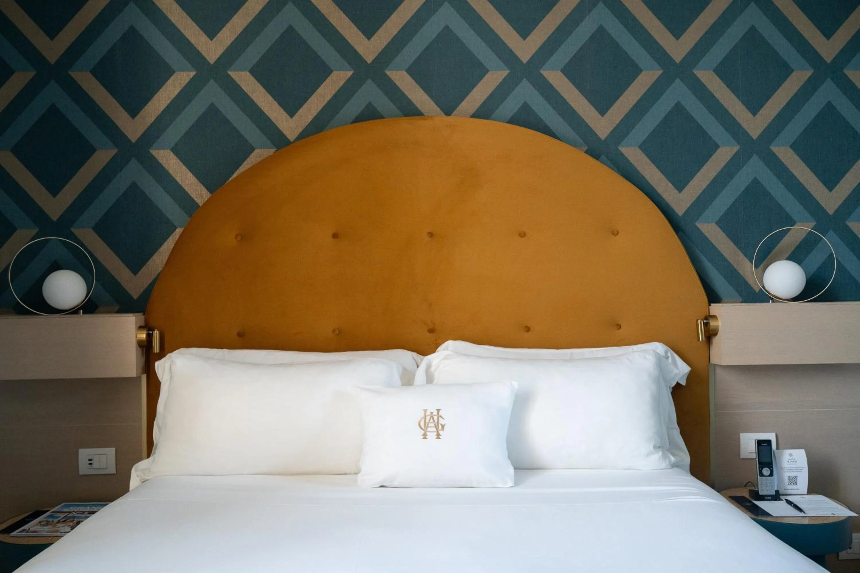 Bed in Grand Hotel Alassio Beach & Spa Resort - The Leading Hotels of the World