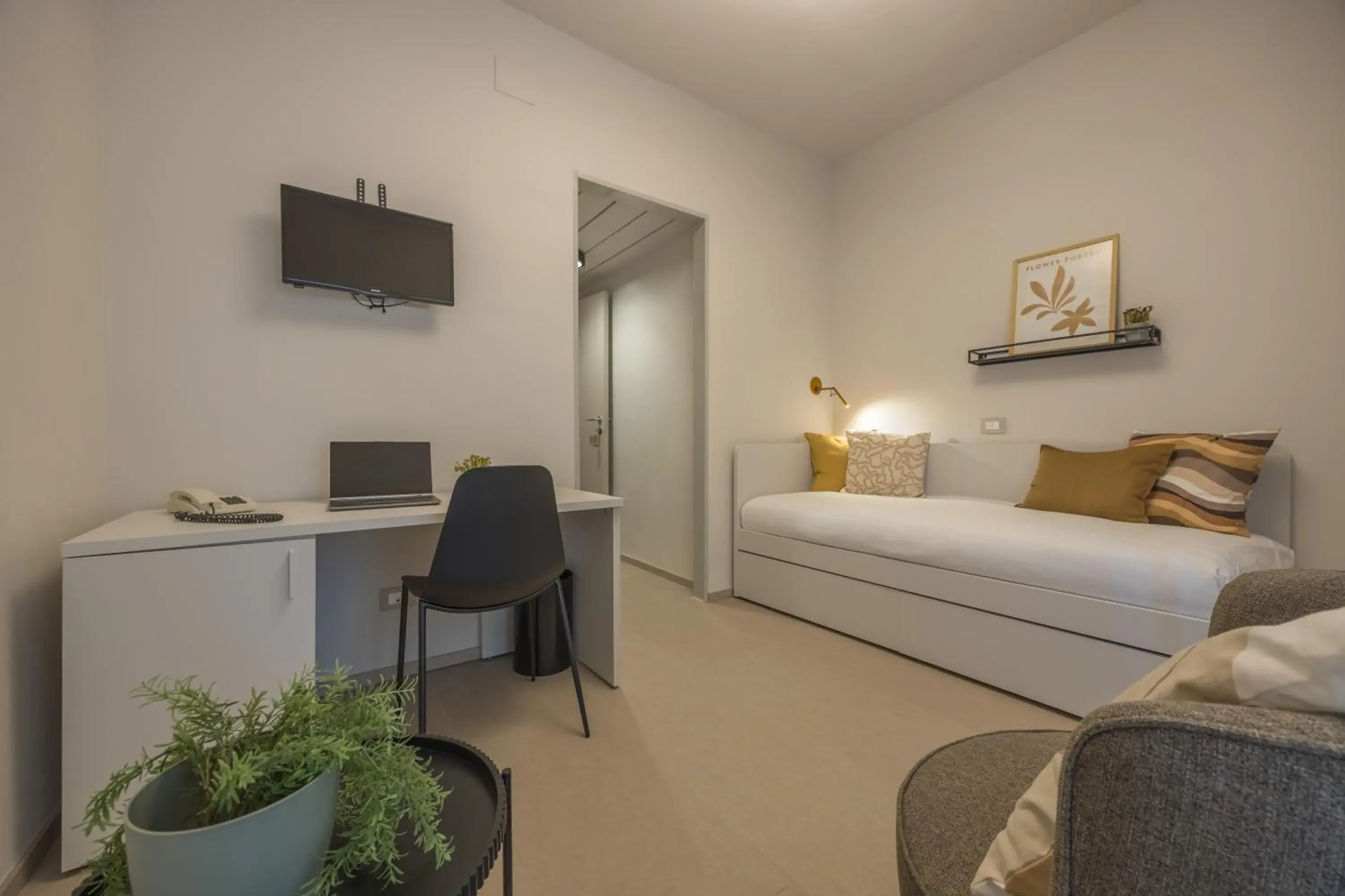 Bedroom, Bed in Residence Hotel Siloe Bedroom, Bed in Residence Hotel Siloe