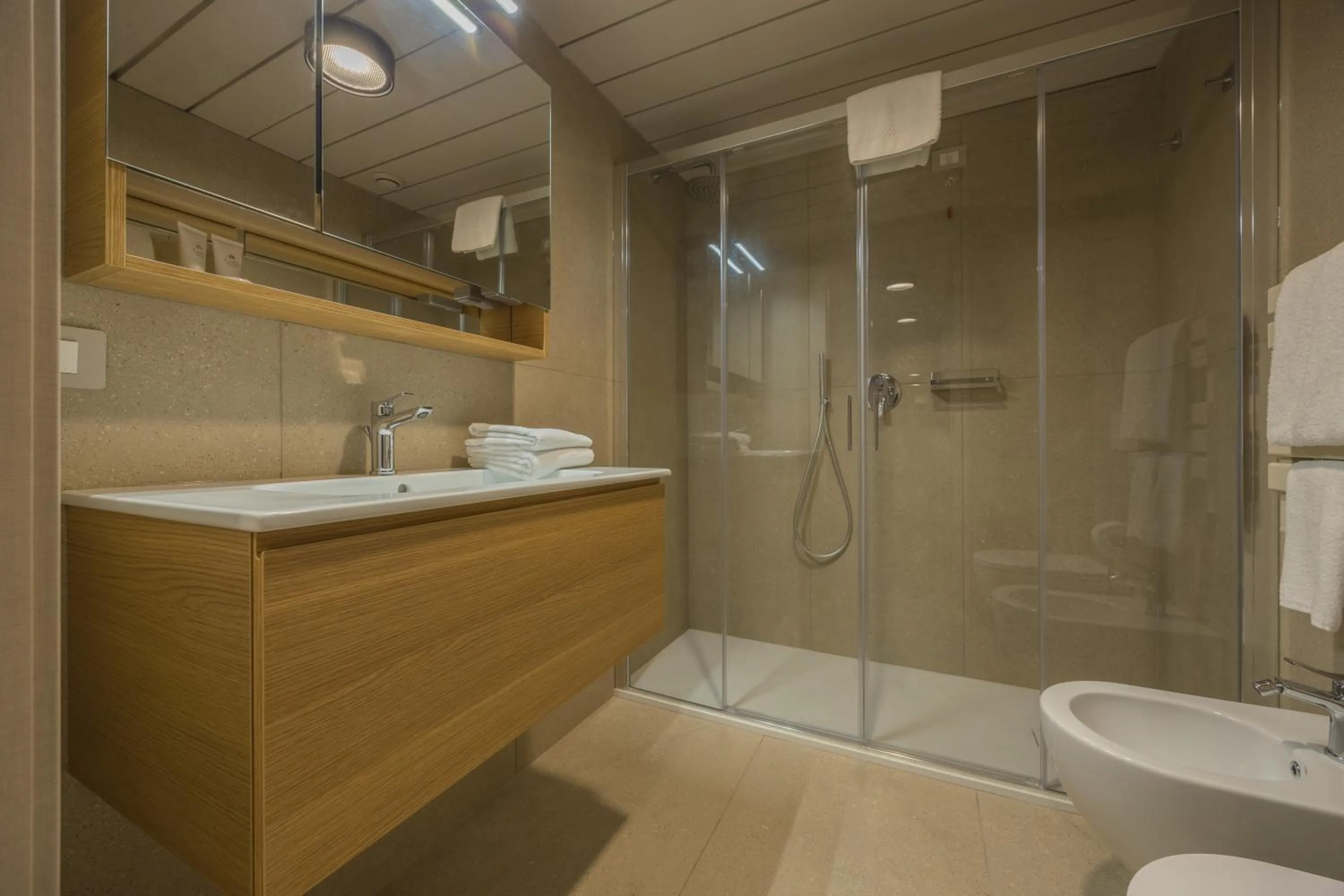 Bathroom in Residence Hotel Siloe