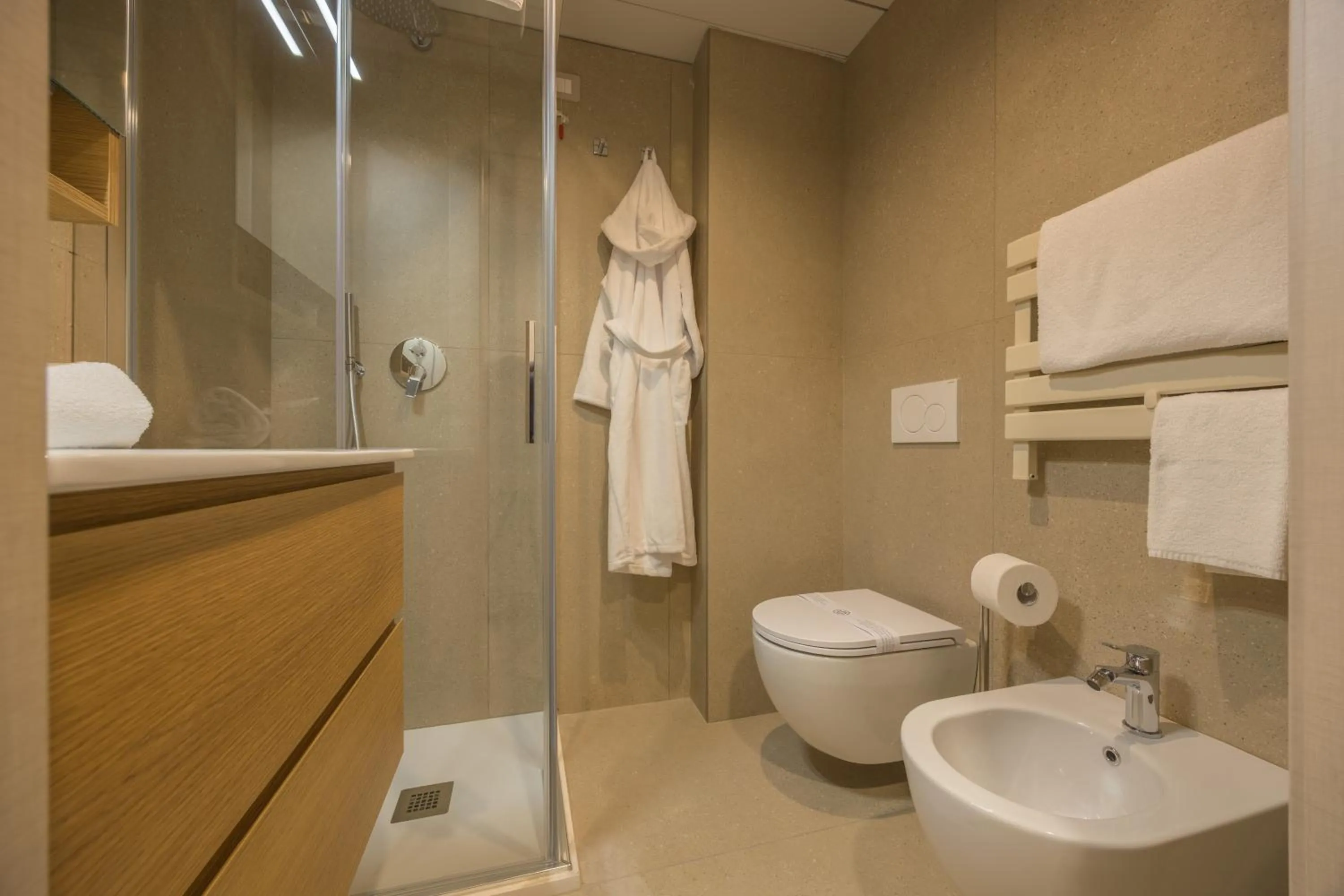 Shower in Residence Hotel Siloe