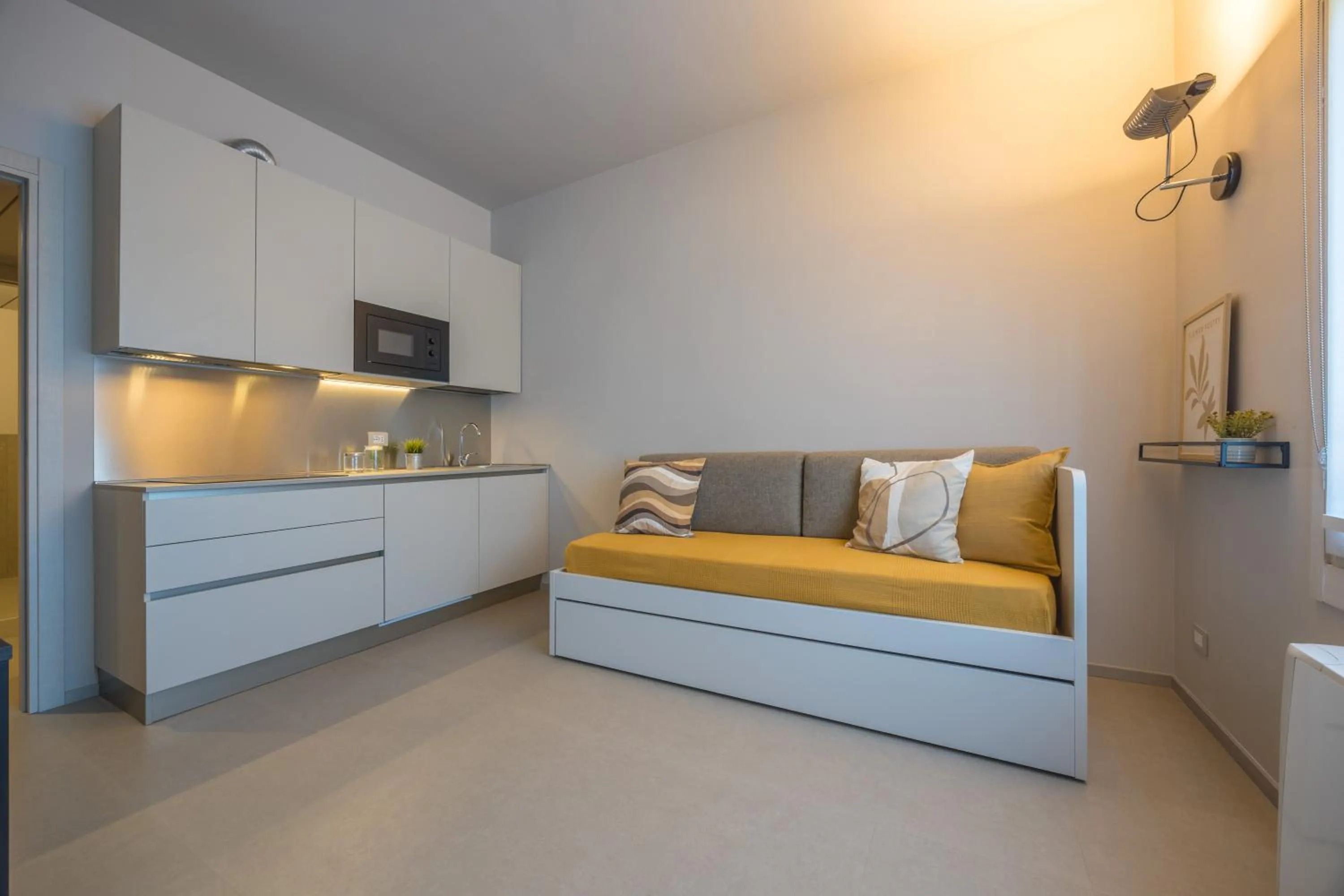 Kitchen or kitchenette in Residence Hotel Siloe