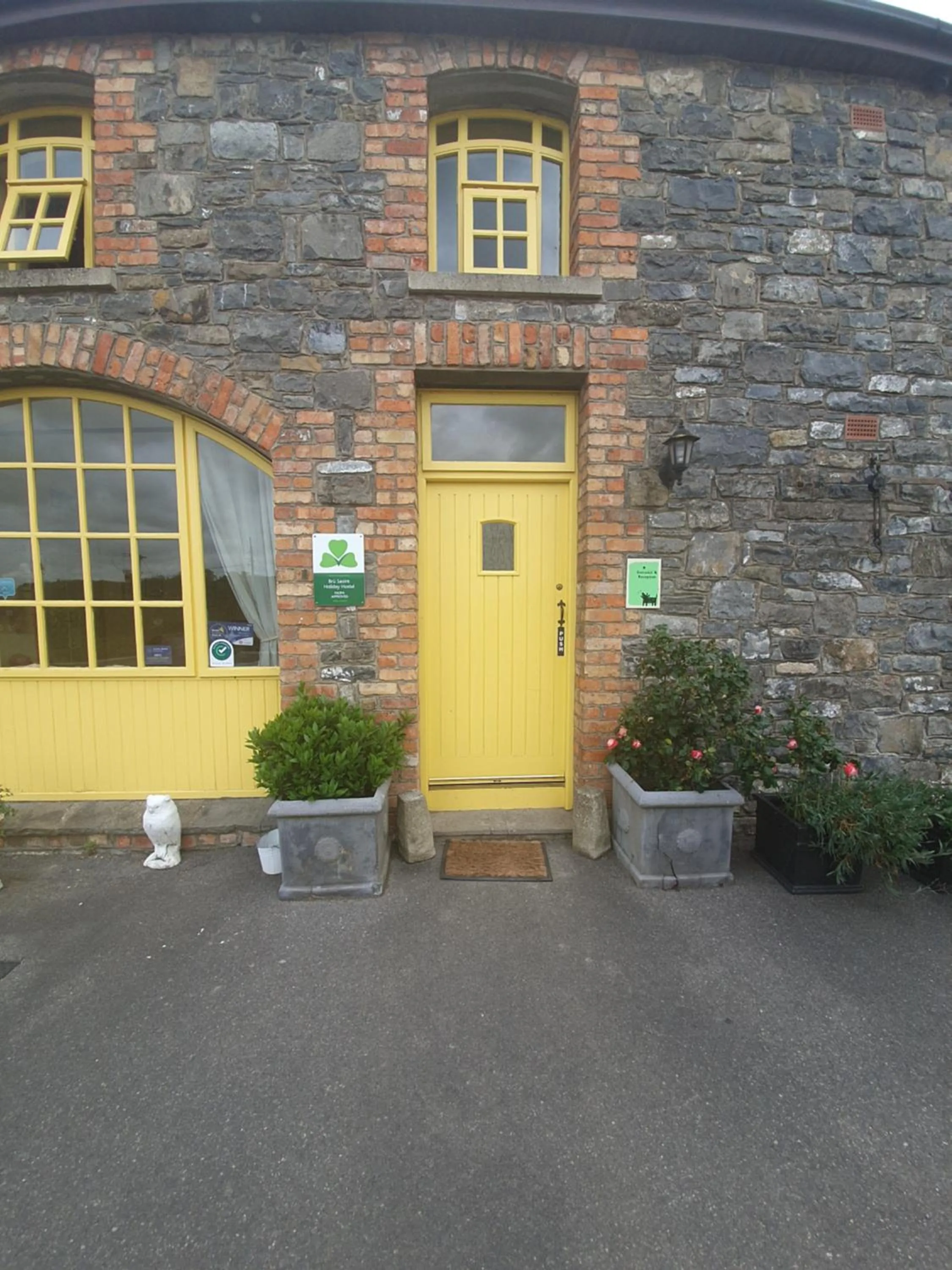 Facade/entrance in Slane Farm Hostel, Cottages and Camping