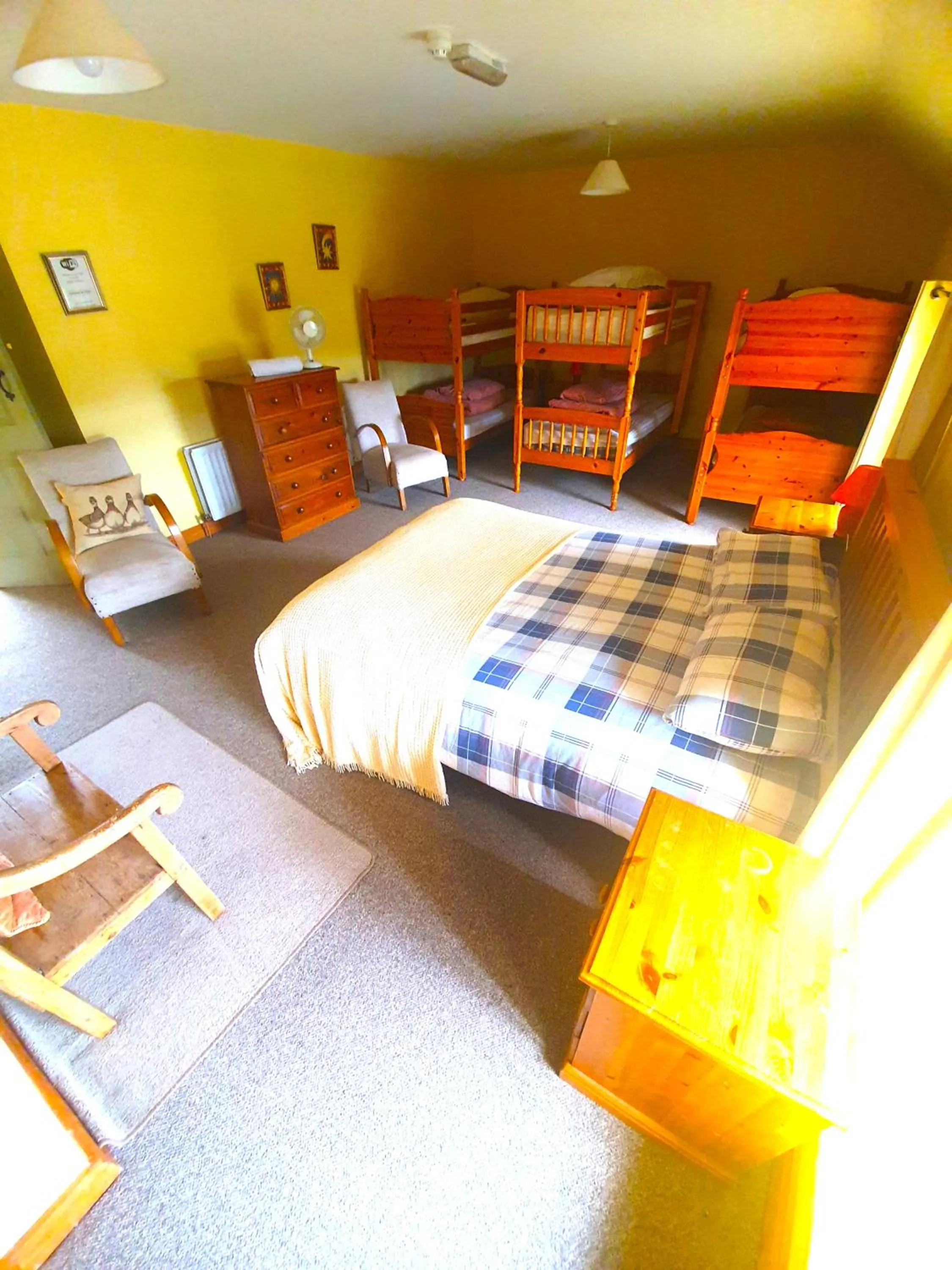 Bedroom in Slane Farm Hostel, Cottages and Camping