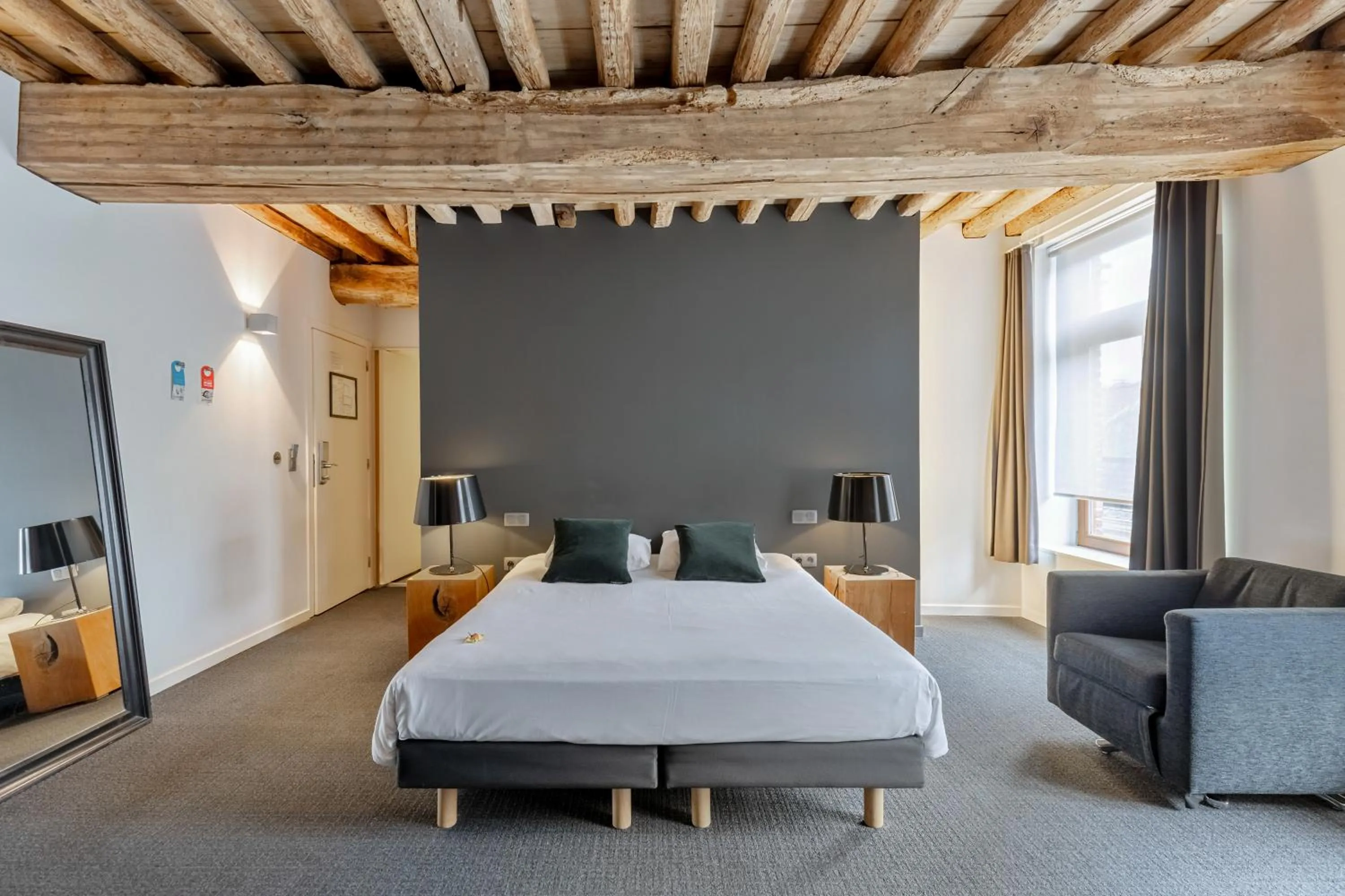 Bed in Hotel De Groene Hendrickx