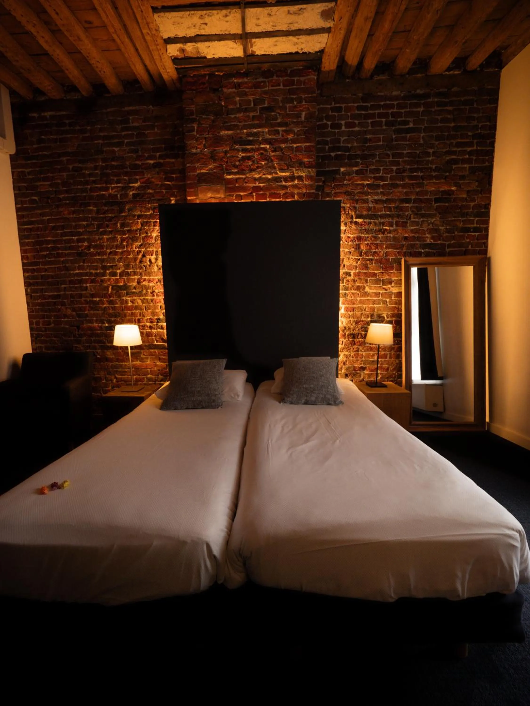 Bed in Hotel De Groene Hendrickx