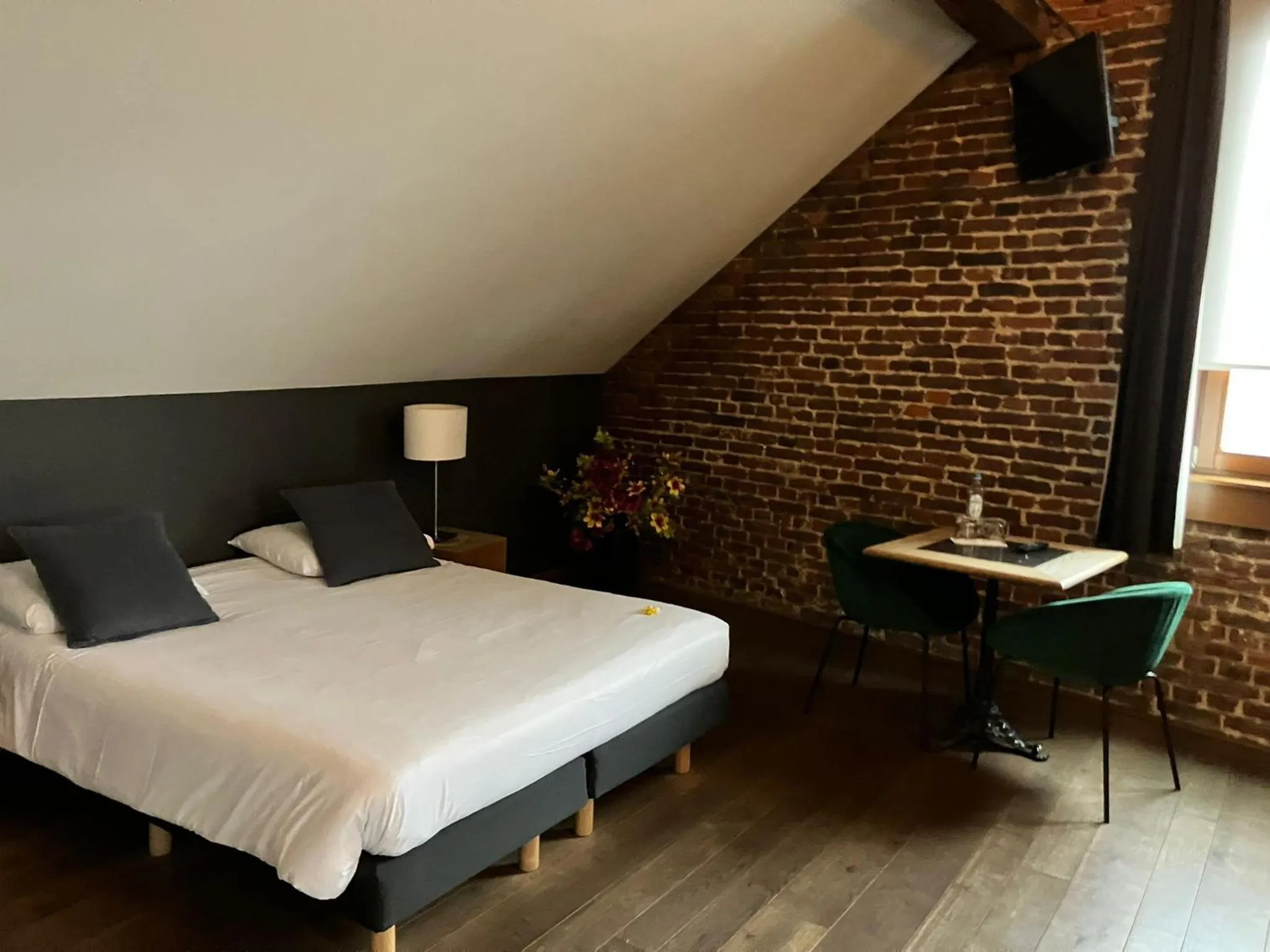 Bed in Hotel De Groene Hendrickx