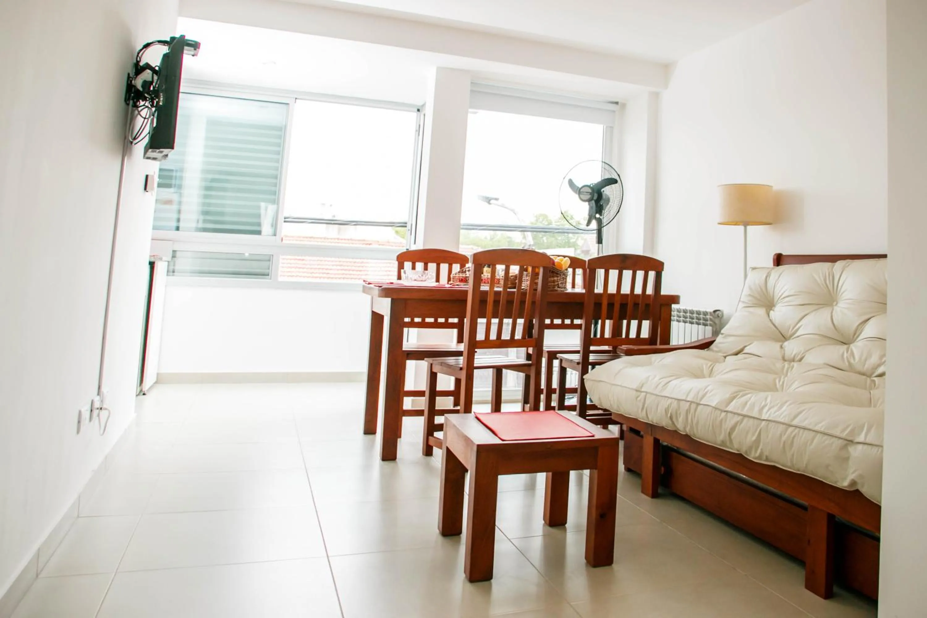 Communal kitchen in Los Asturianos APART amentos 1 y 2 Mar del Plata