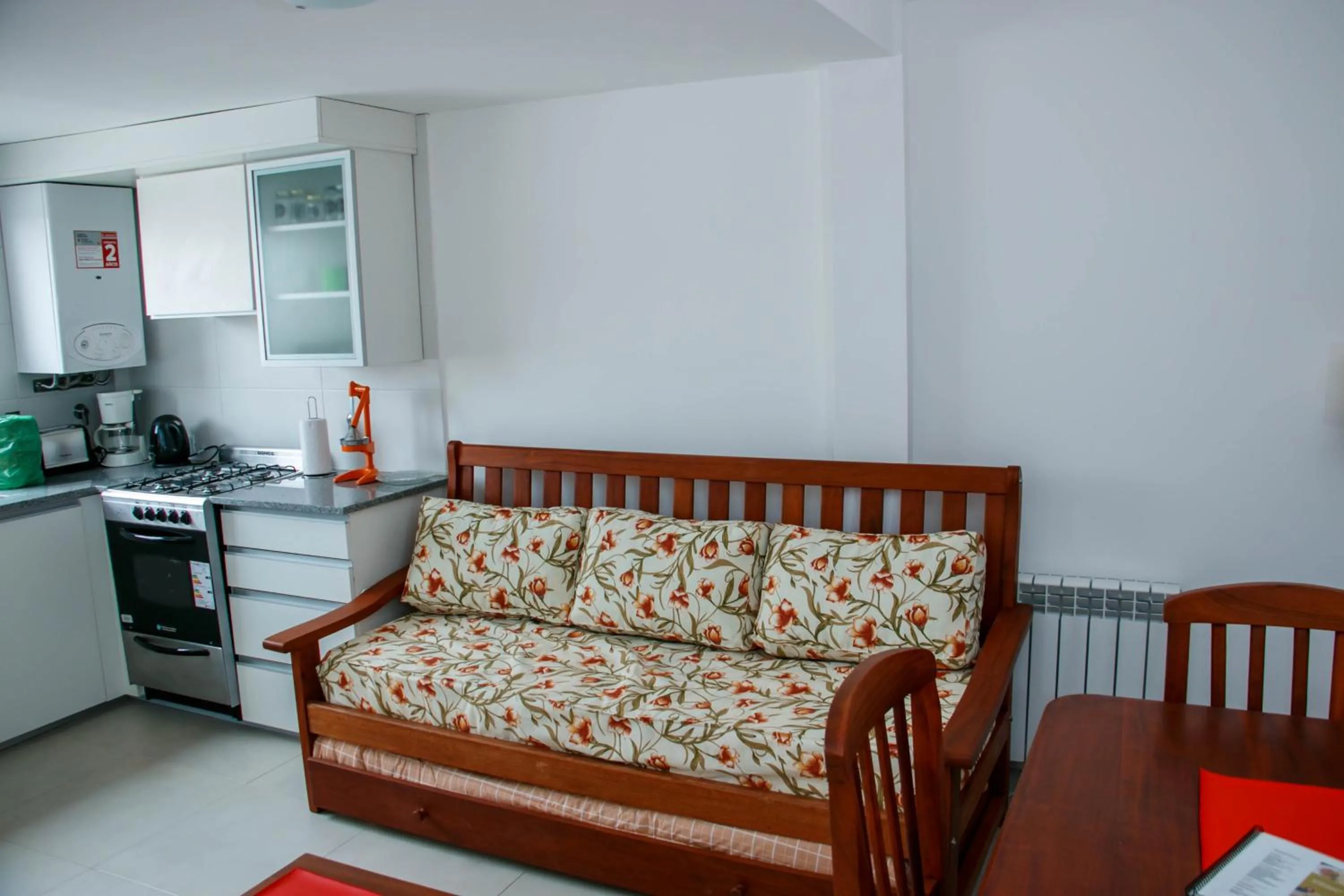 Communal kitchen in Los Asturianos APART amentos 1 y 2 Mar del Plata