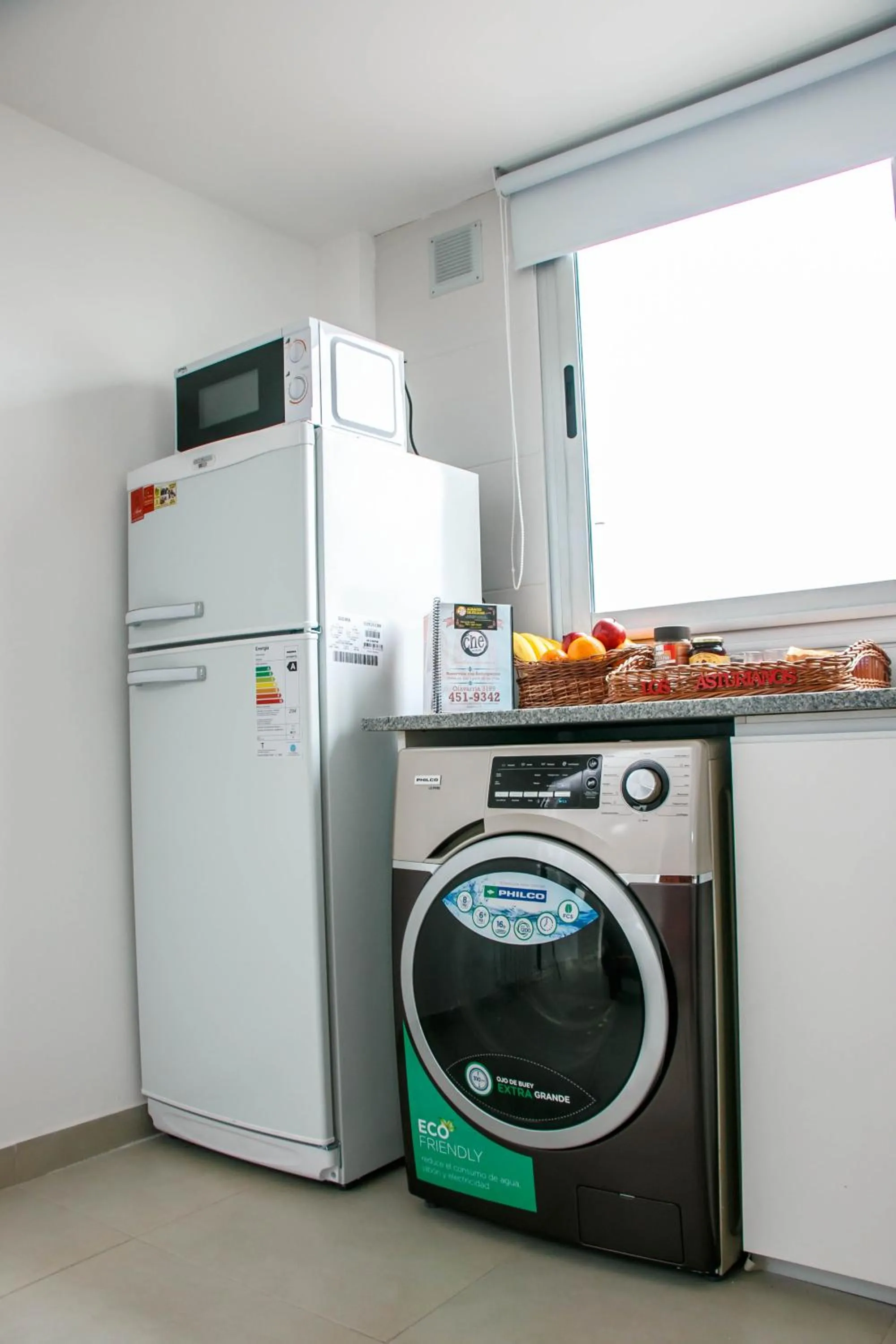 Kitchen or kitchenette in Los Asturianos APART amentos 1 y 2 Mar del Plata