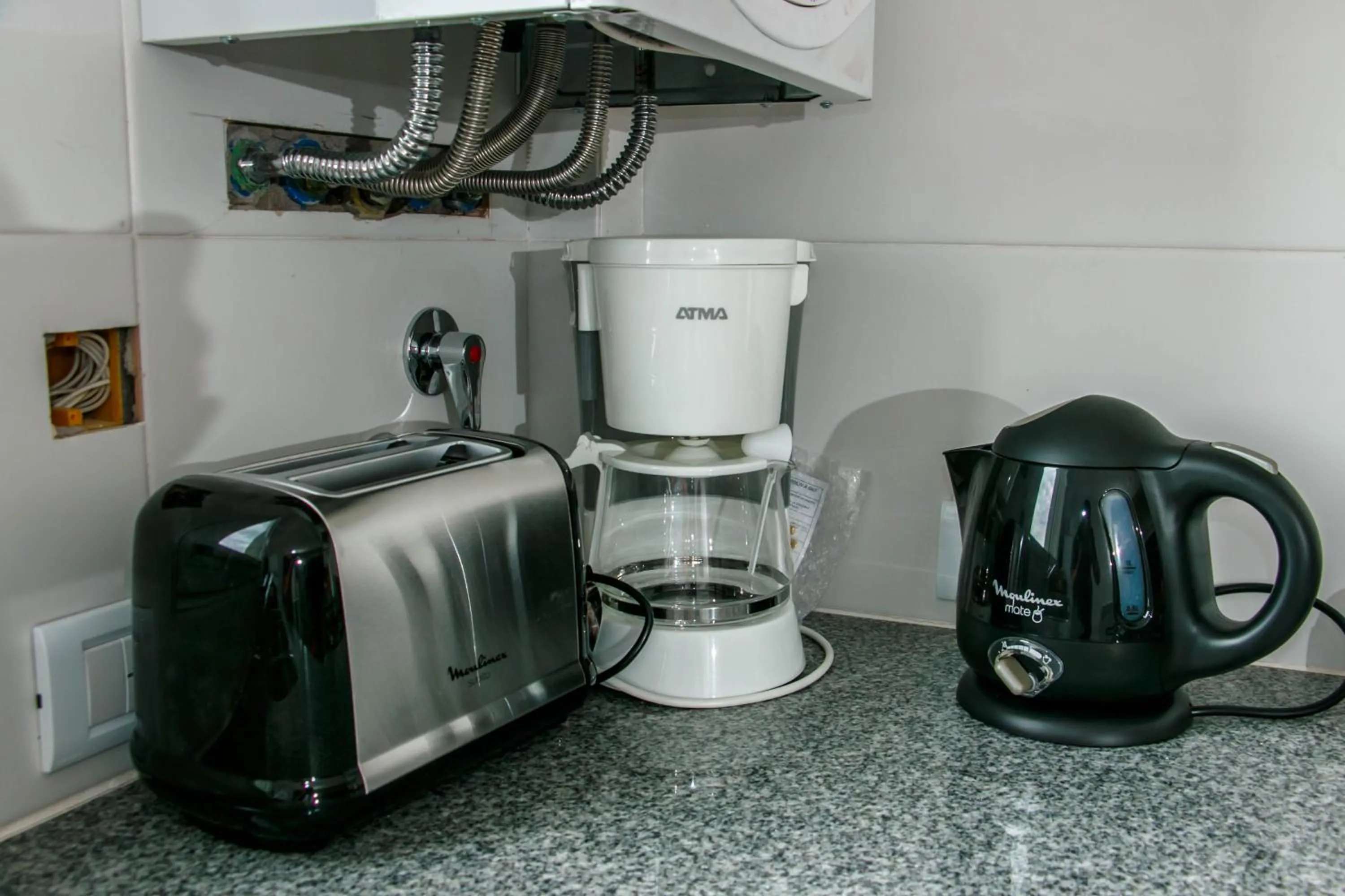 Kitchen or kitchenette in Los Asturianos APART amentos 1 y 2 Mar del Plata