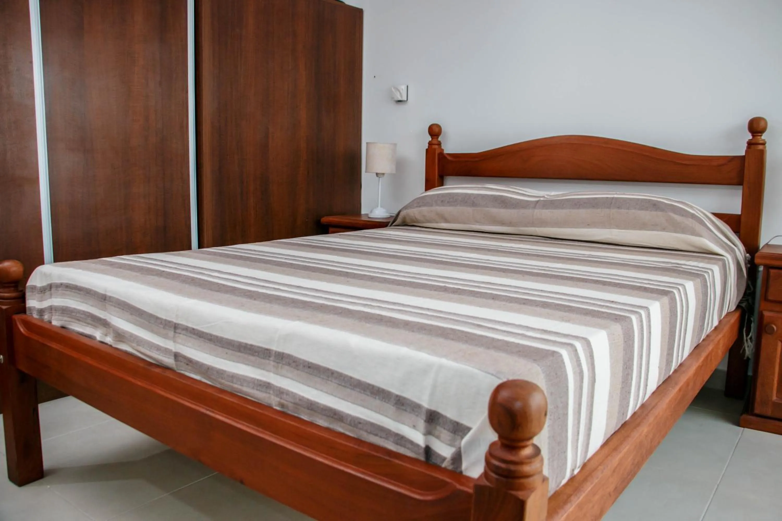 Decorative detail, Bed in Los Asturianos APART amentos 1 y 2 Mar del Plata