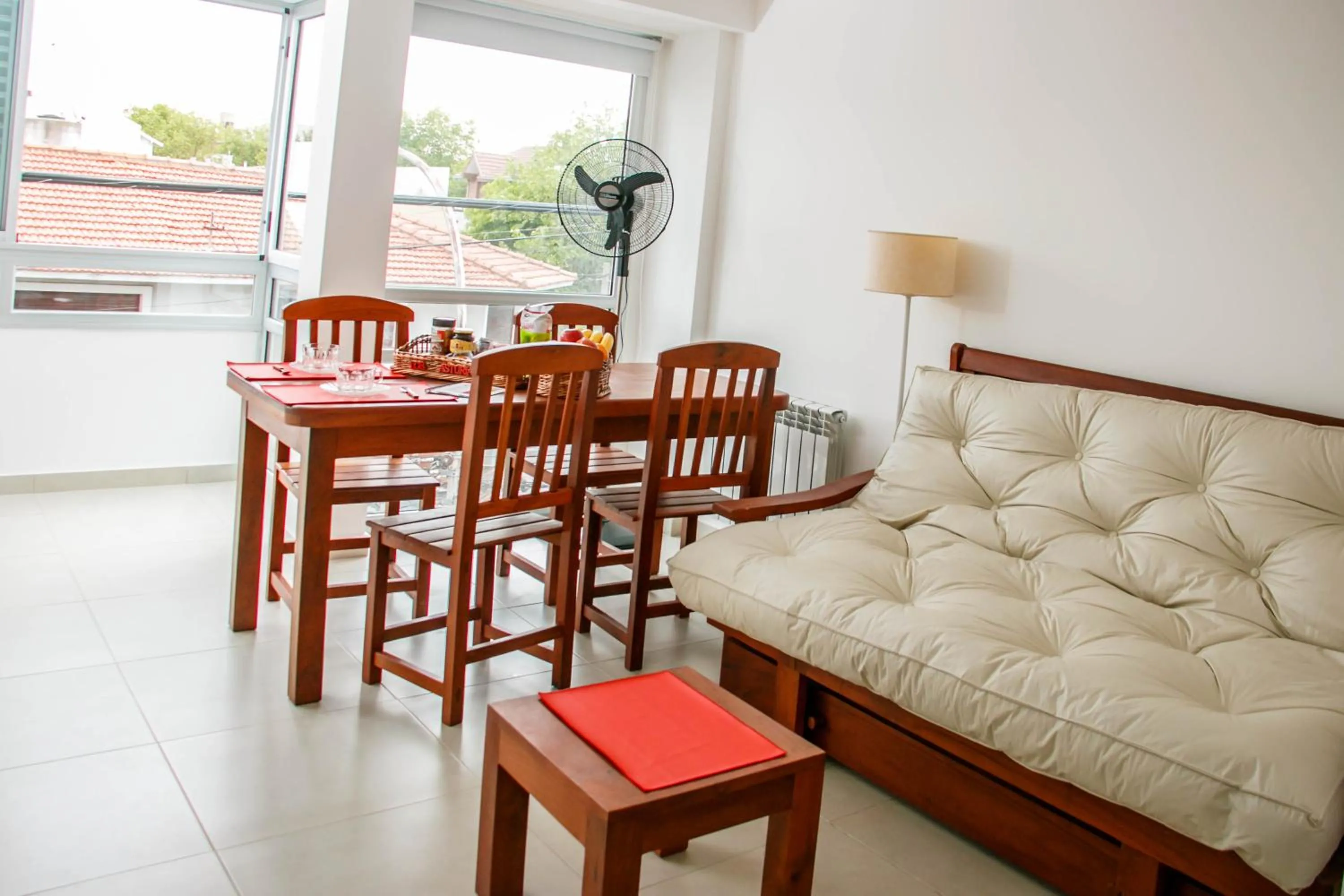 Communal lounge/ TV room in Los Asturianos APART amentos 1 y 2 Mar del Plata