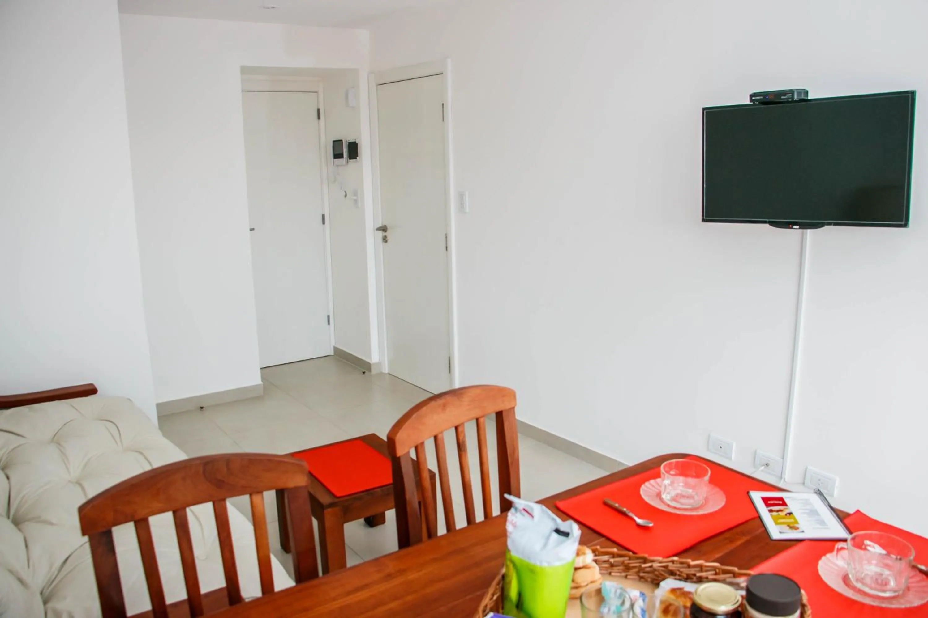 Communal lounge/ TV room in Los Asturianos APART amentos 1 y 2 Mar del Plata