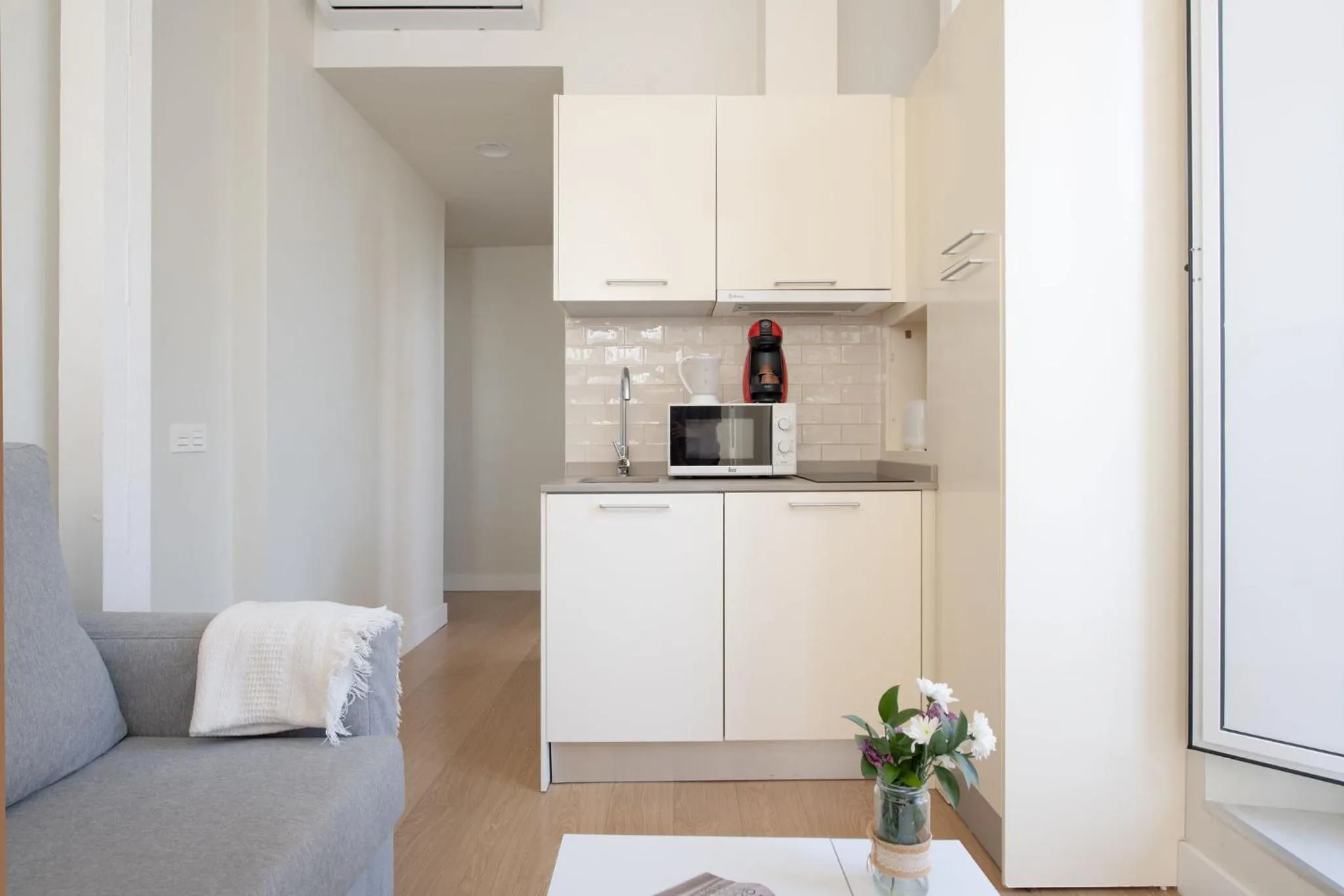 Kitchen or kitchenette in Ópera Apartments Alameda