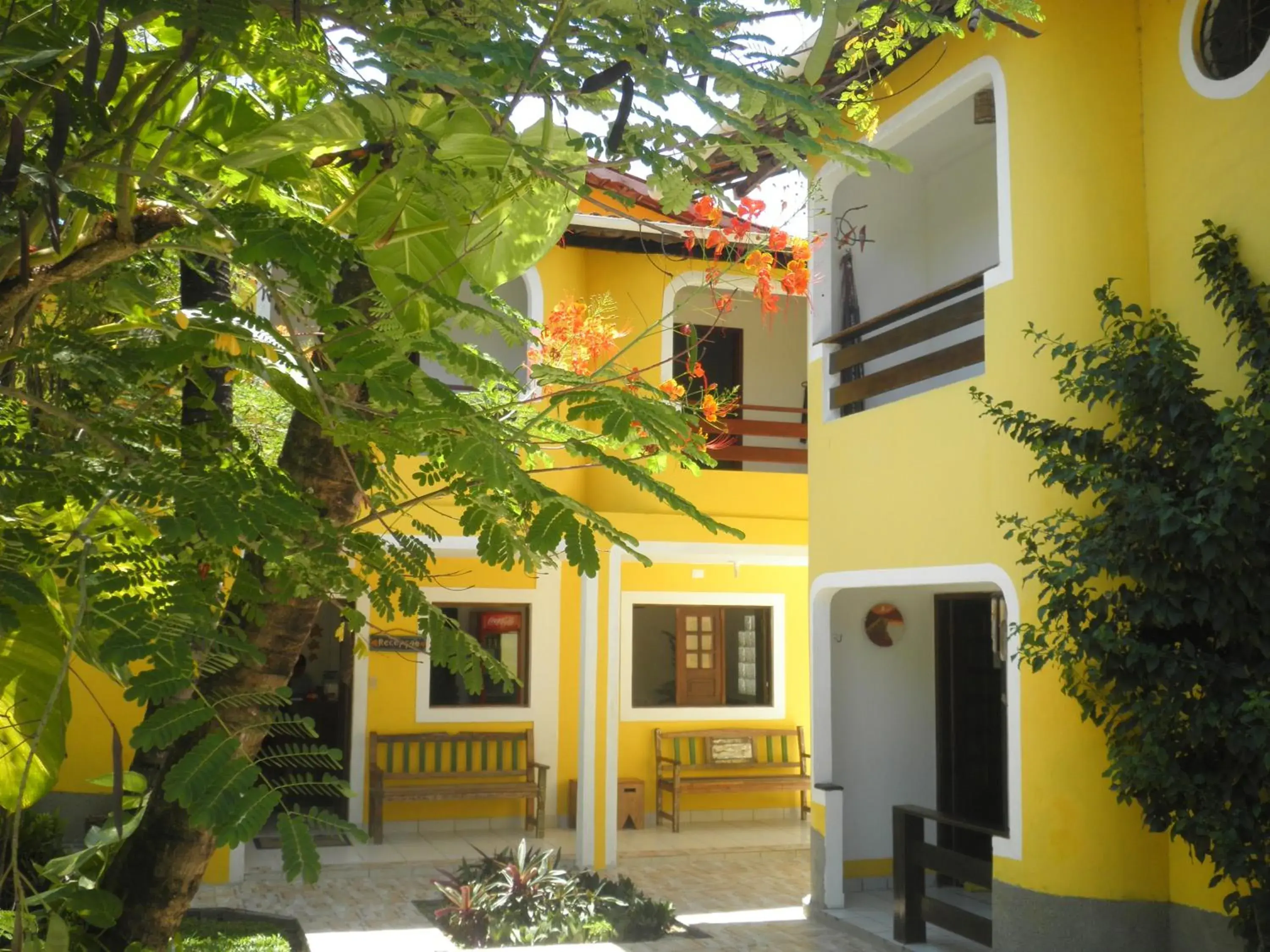 Garden view in Aguamarinha Pousada Garden view in Aguamarinha Pousada