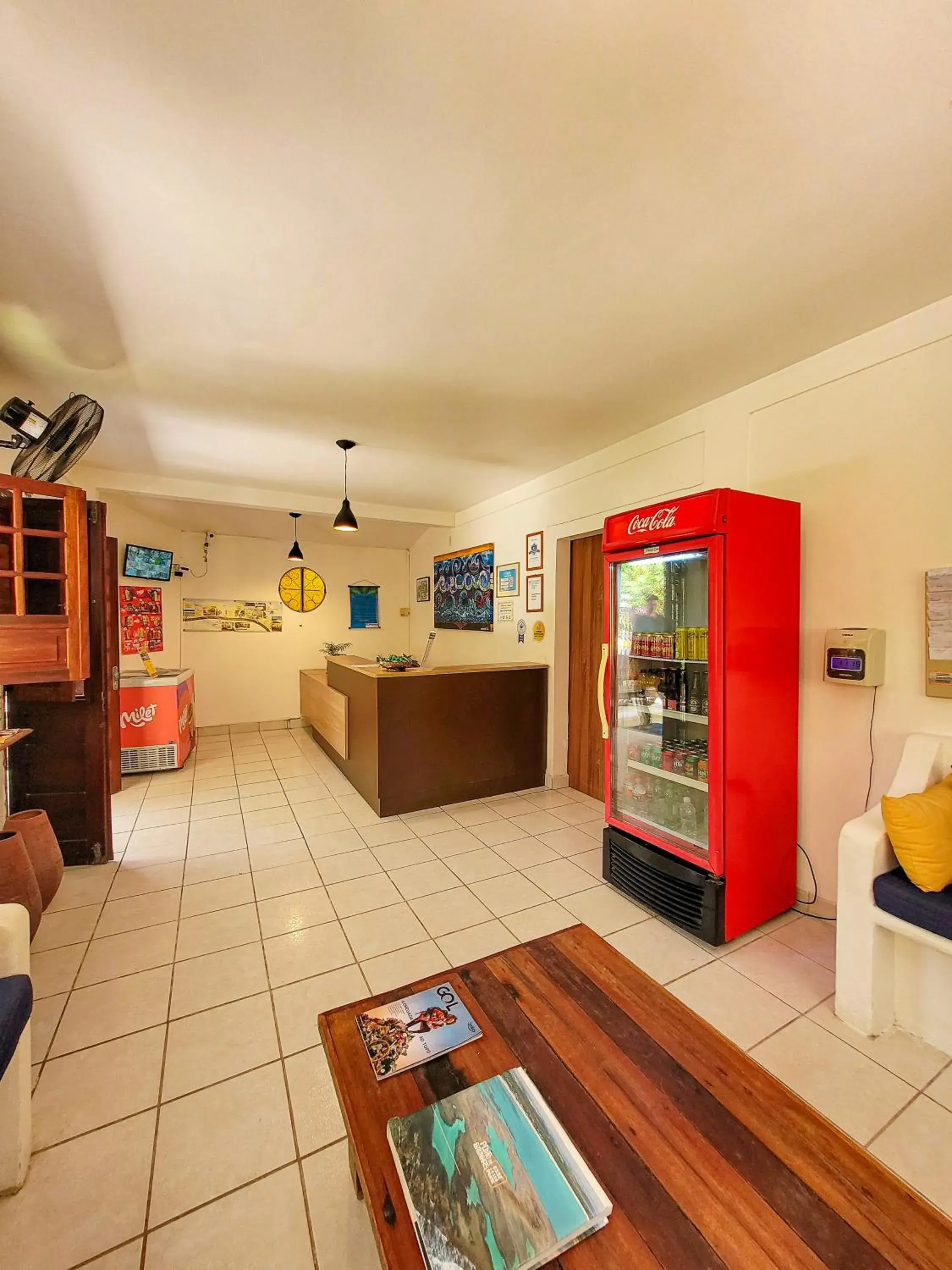 Lobby or reception, Bed in Aguamarinha Pousada Lobby or reception, Bed in Aguamarinha Pousada