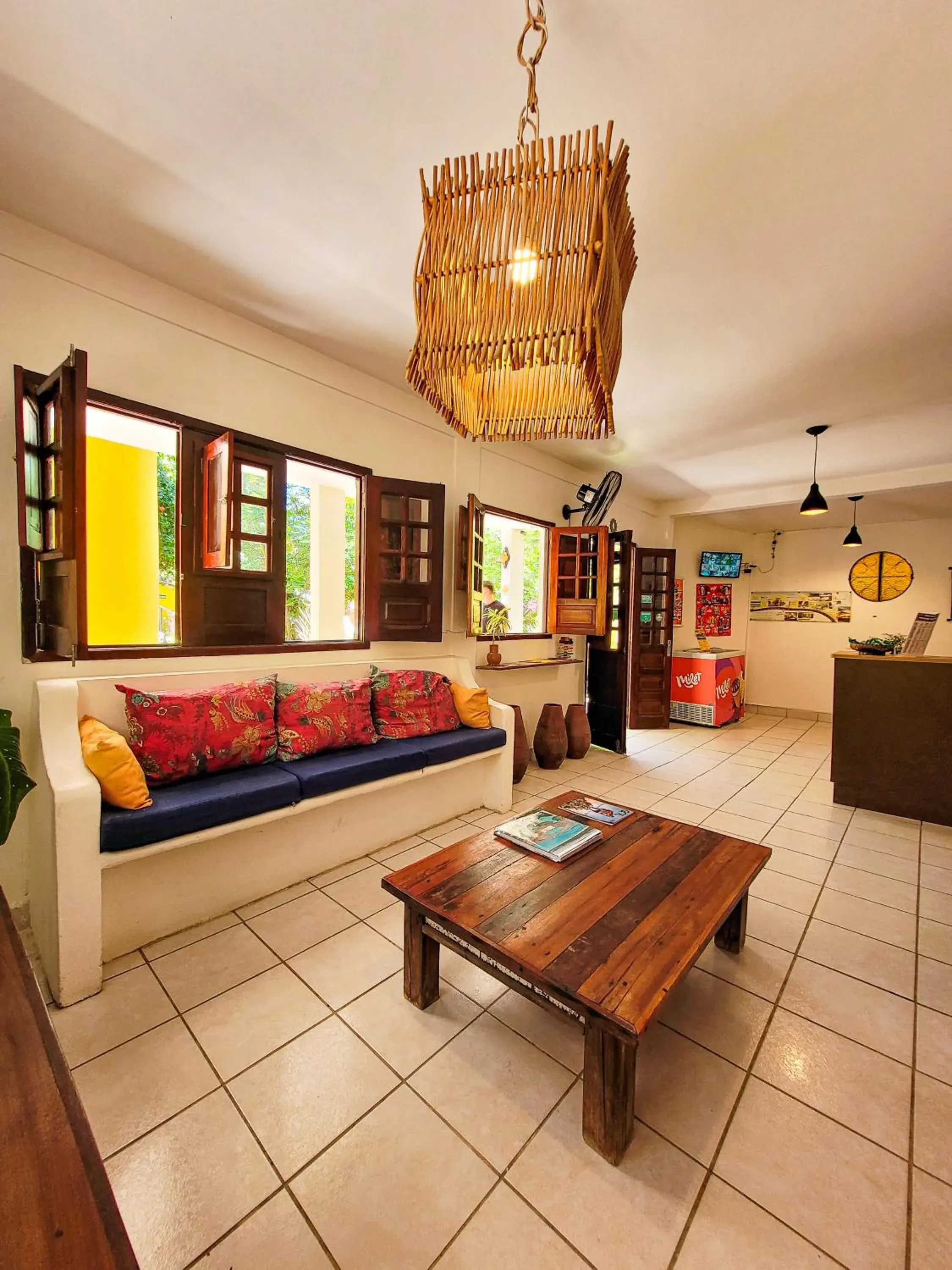 Lobby or reception in Aguamarinha Pousada Lobby or reception in Aguamarinha Pousada
