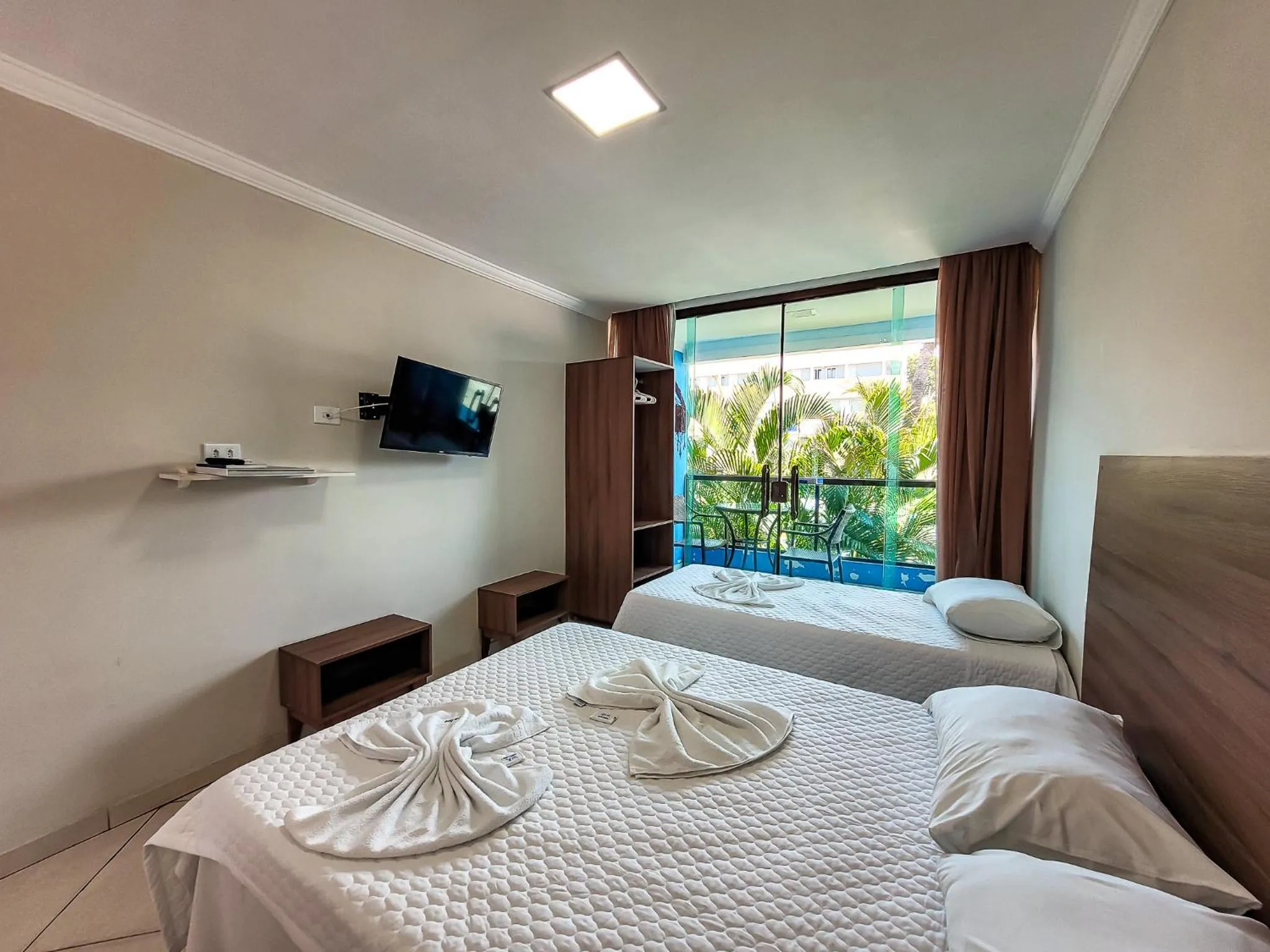 TV and multimedia, Bed in Pousada Morada Azul