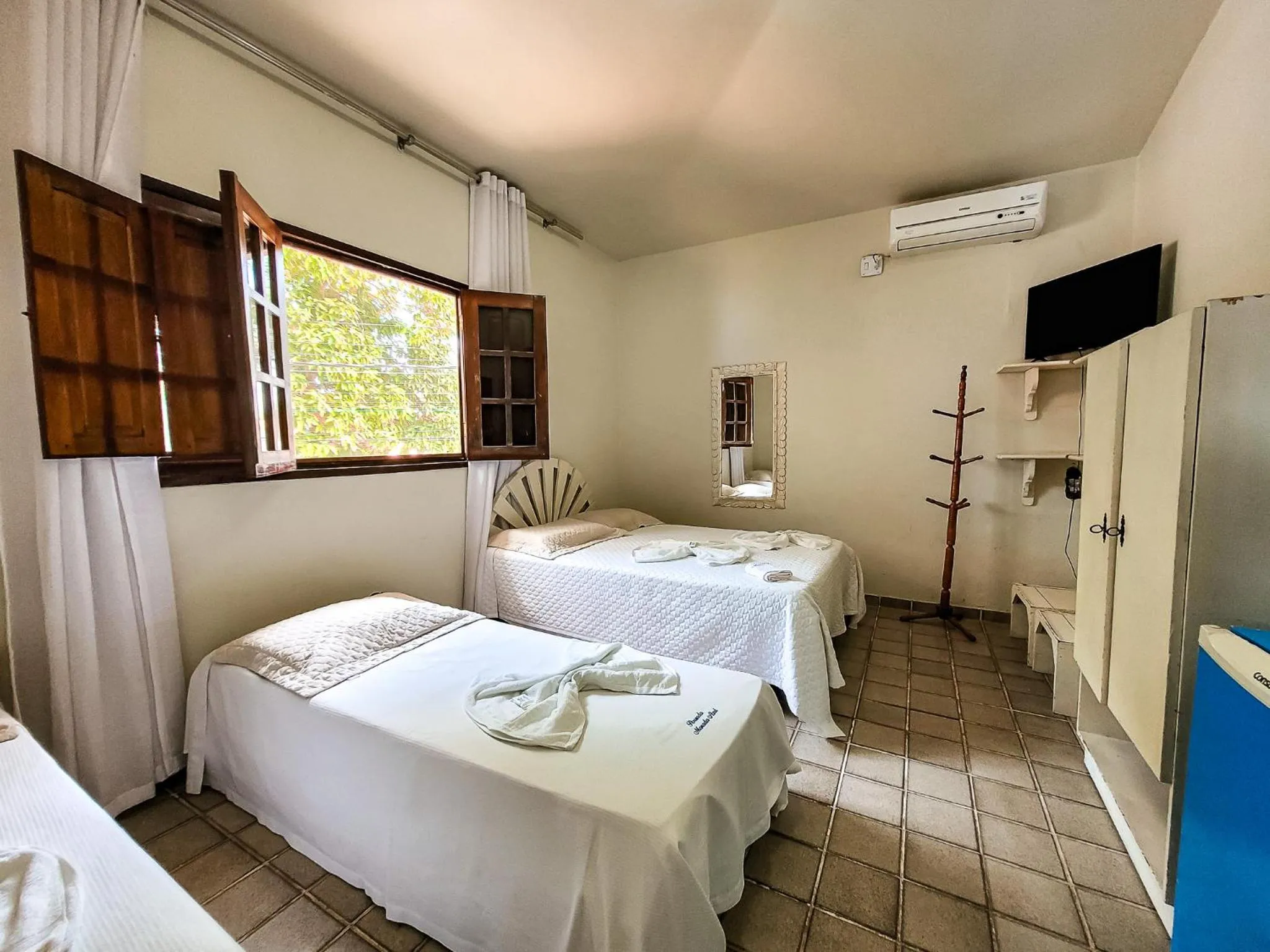 Bed in Pousada Morada Azul