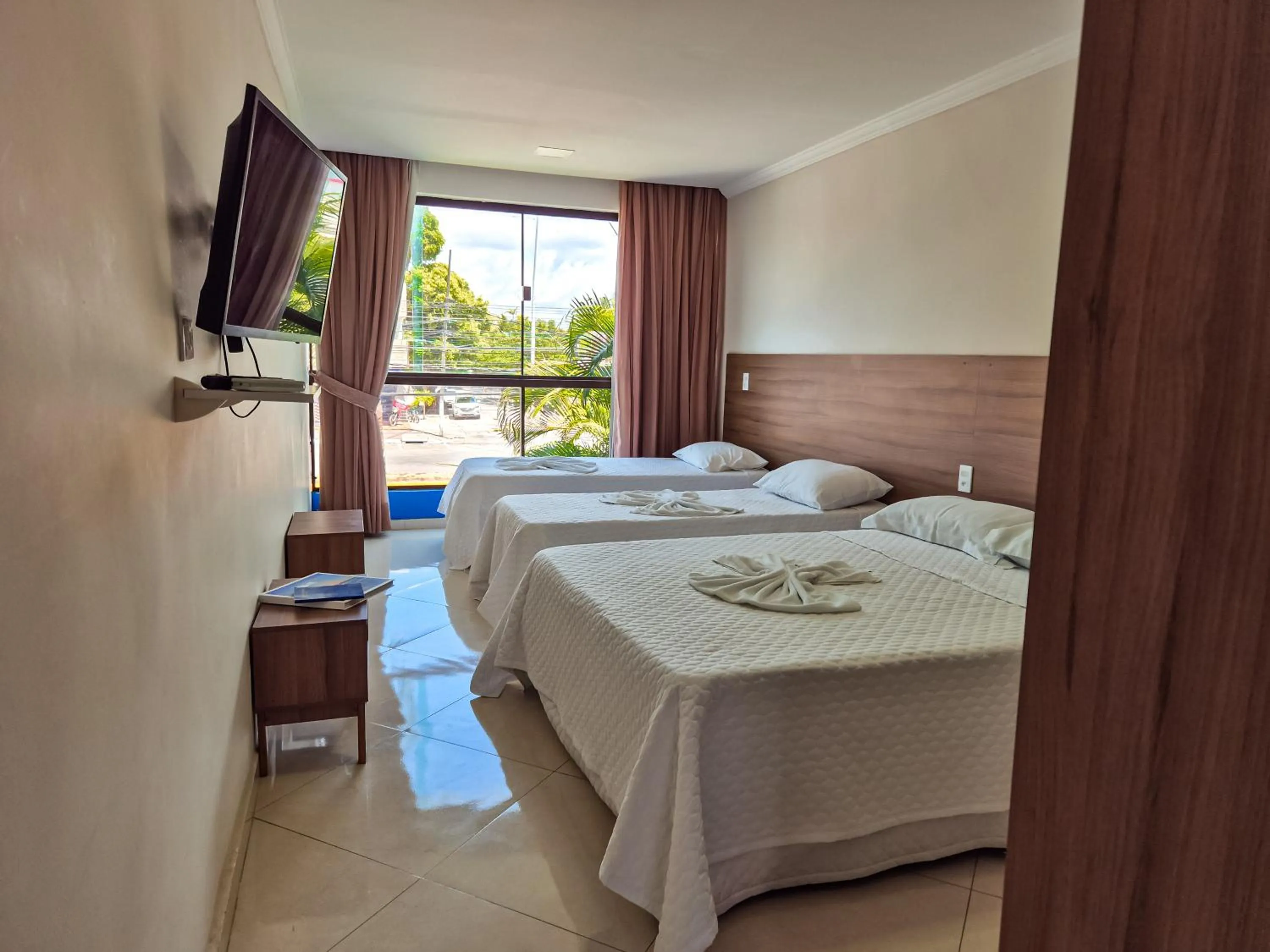 Bed in Pousada Morada Azul