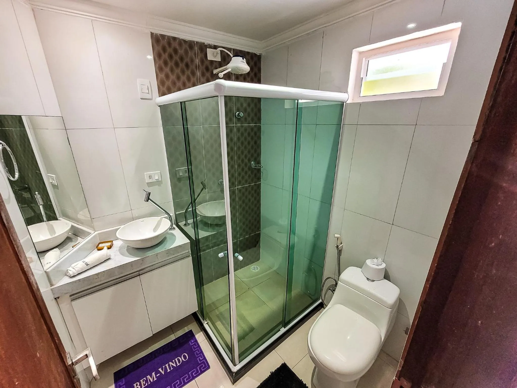 Bathroom in Pousada Morada Azul