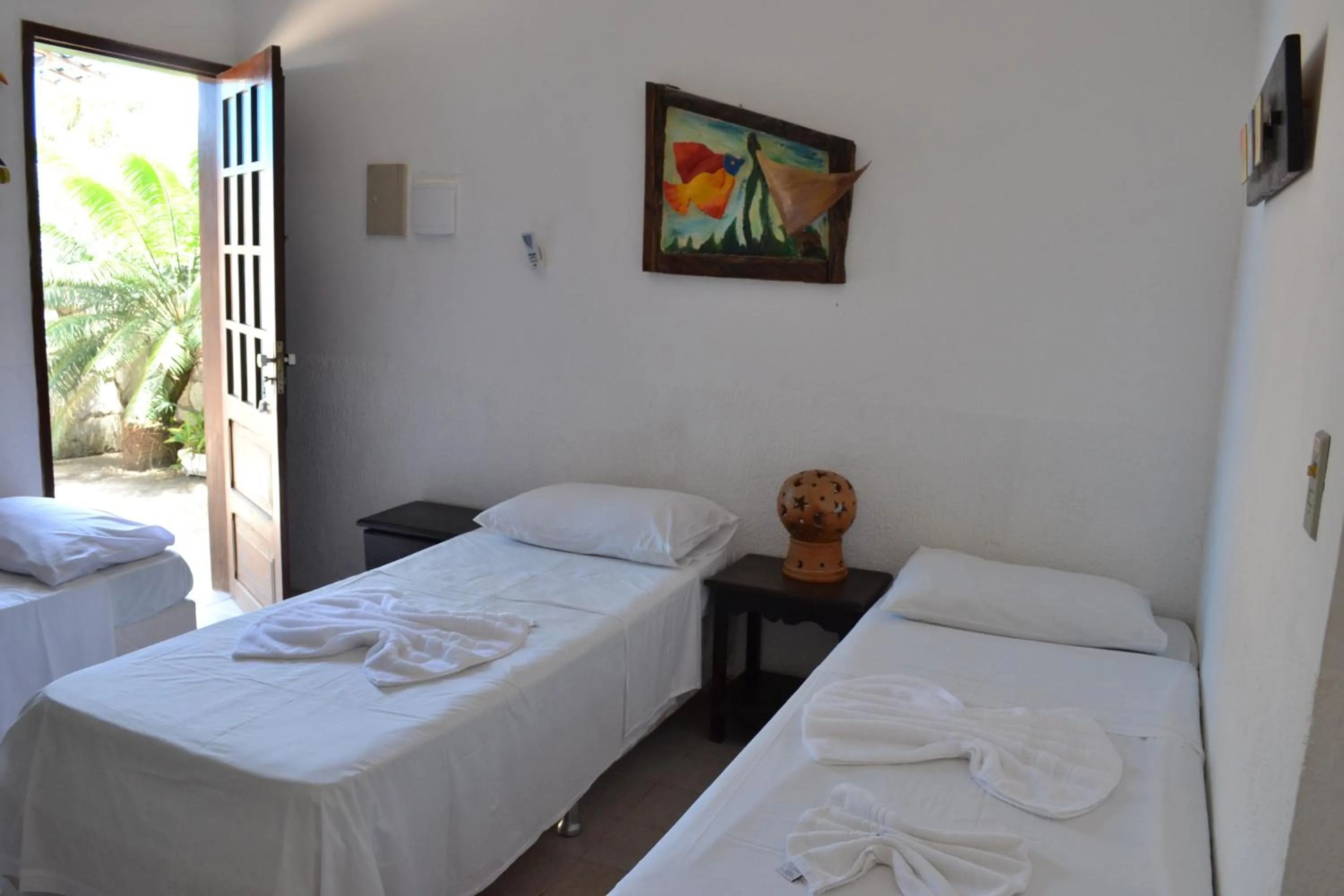 Bed in Pousada Morada Azul