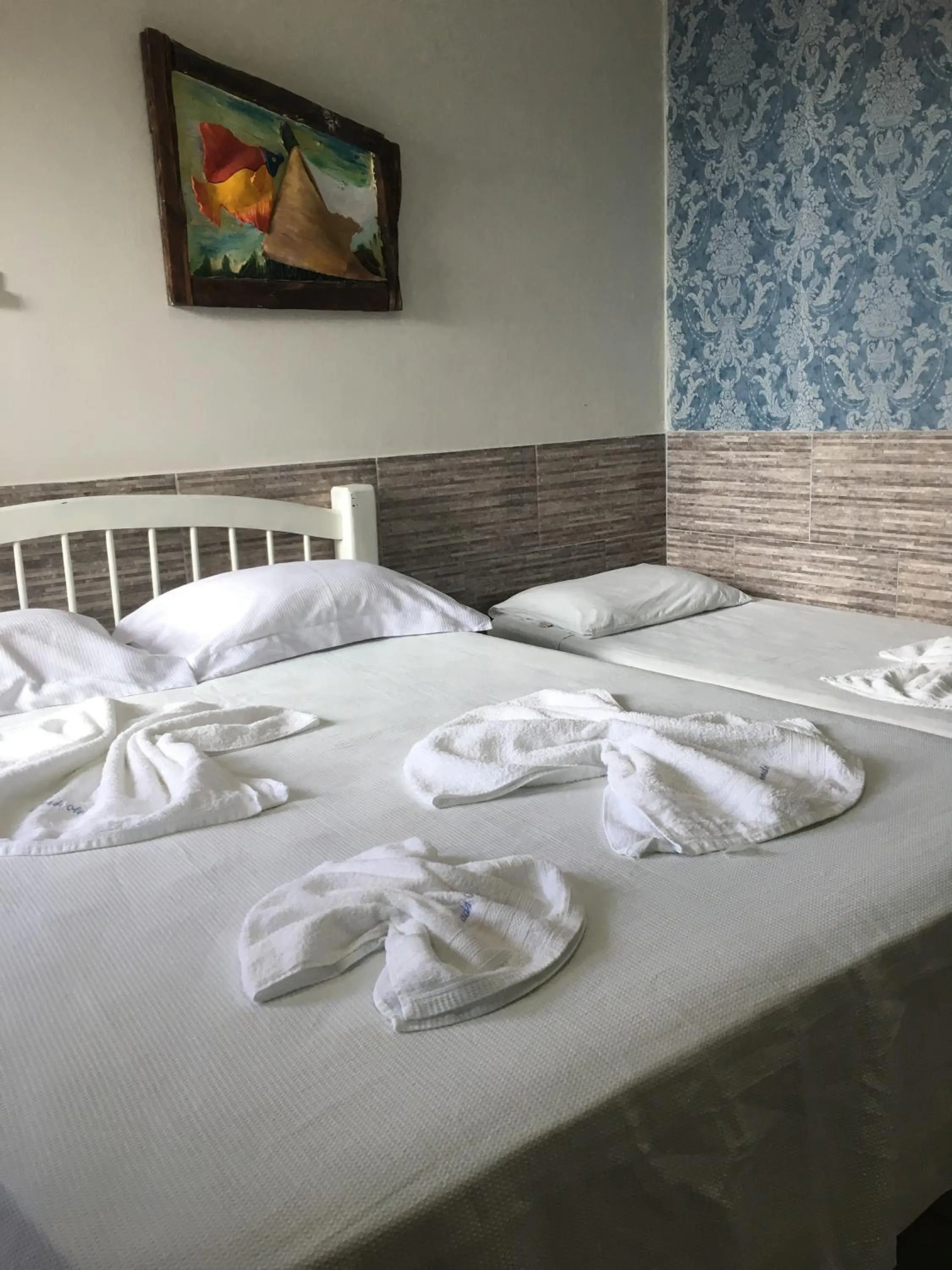 Bed in Pousada Morada Azul