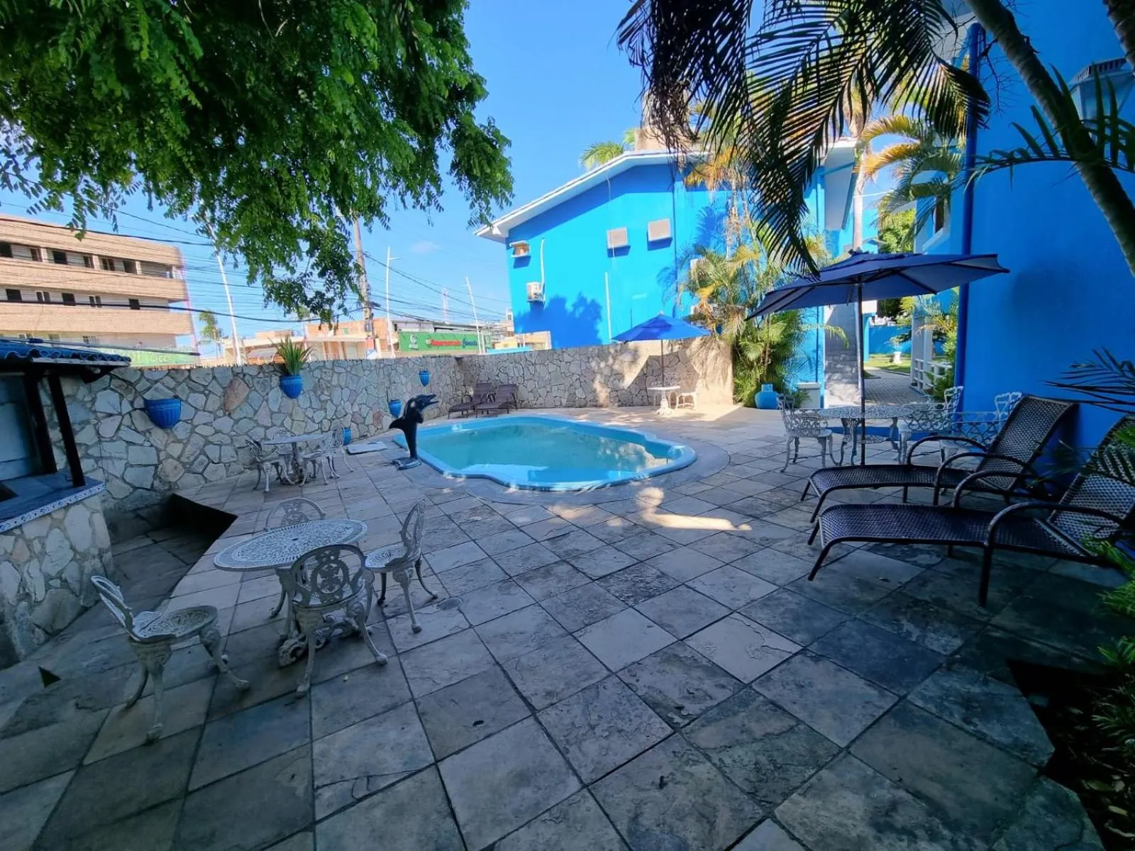 Property building in Pousada Morada Azul