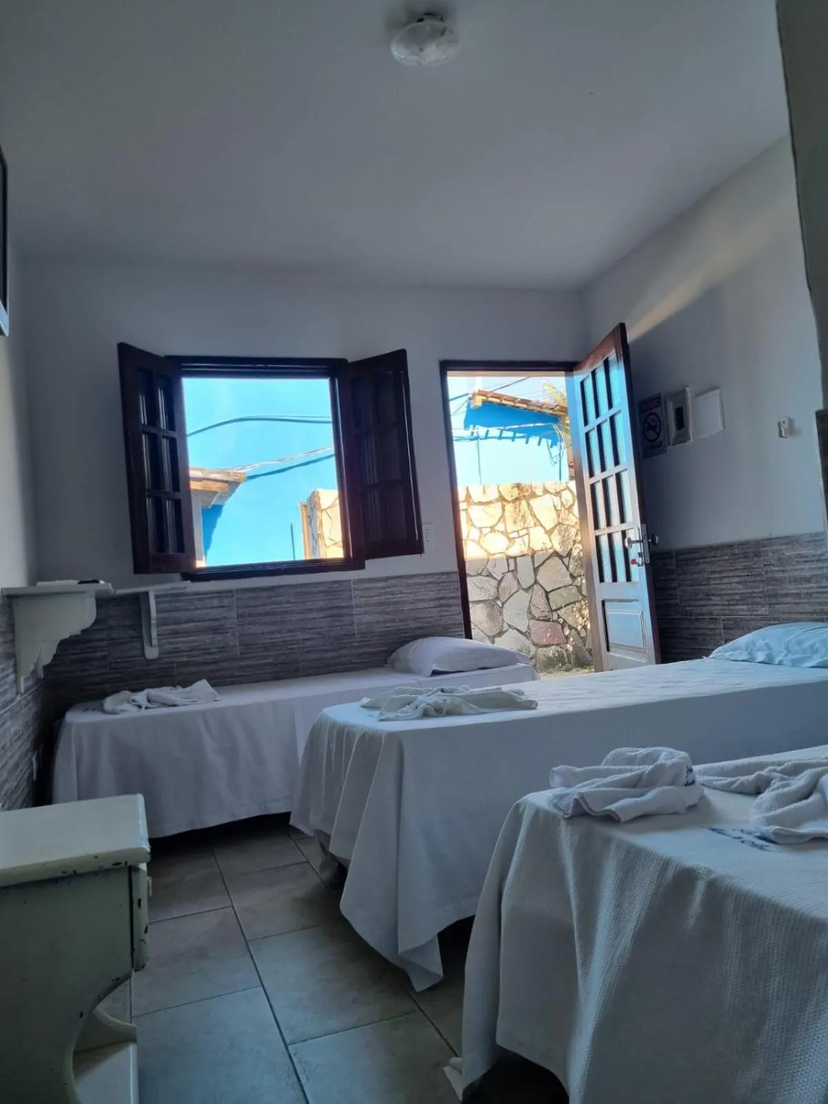 Bed in Pousada Morada Azul