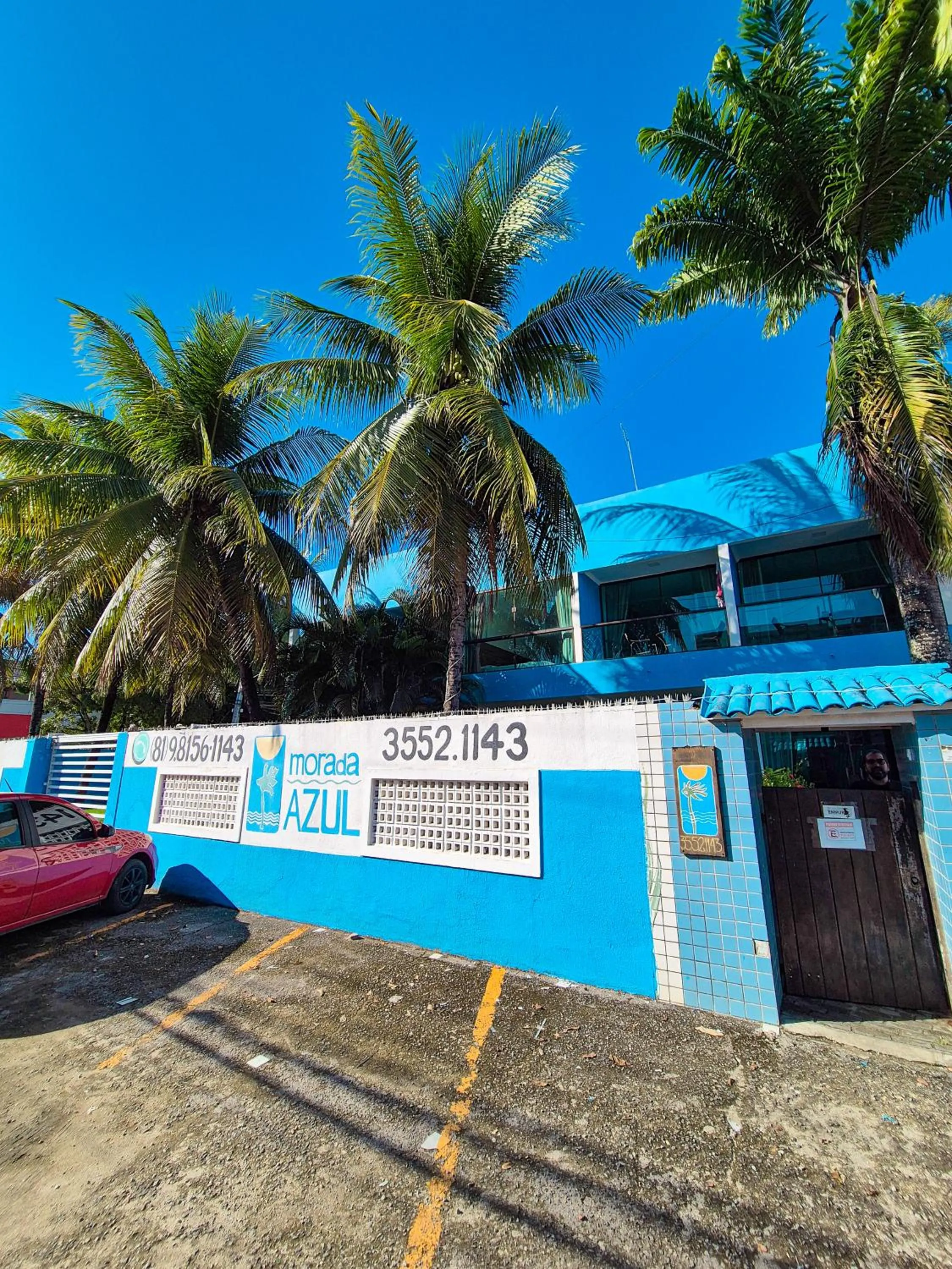 Property building in Pousada Morada Azul