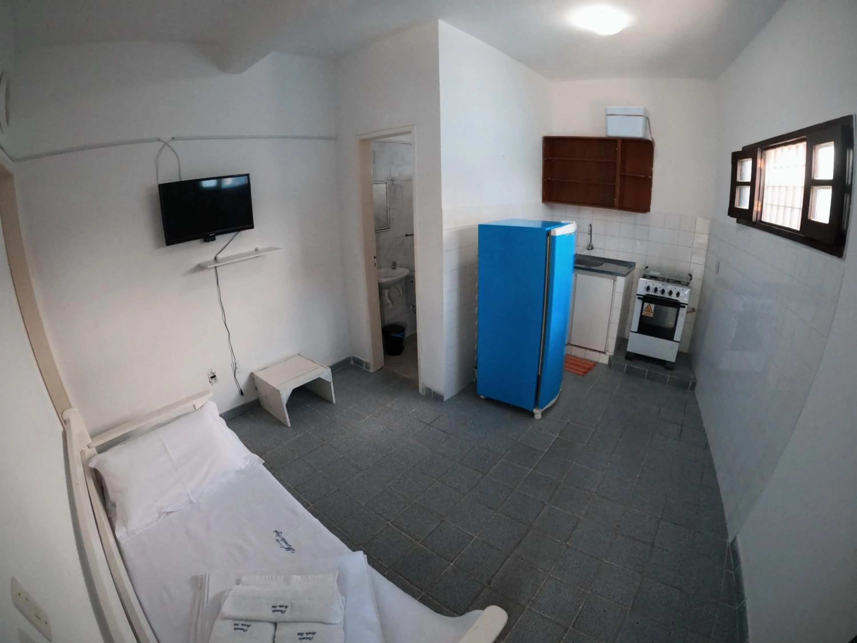 Bed in Pousada Morada Azul