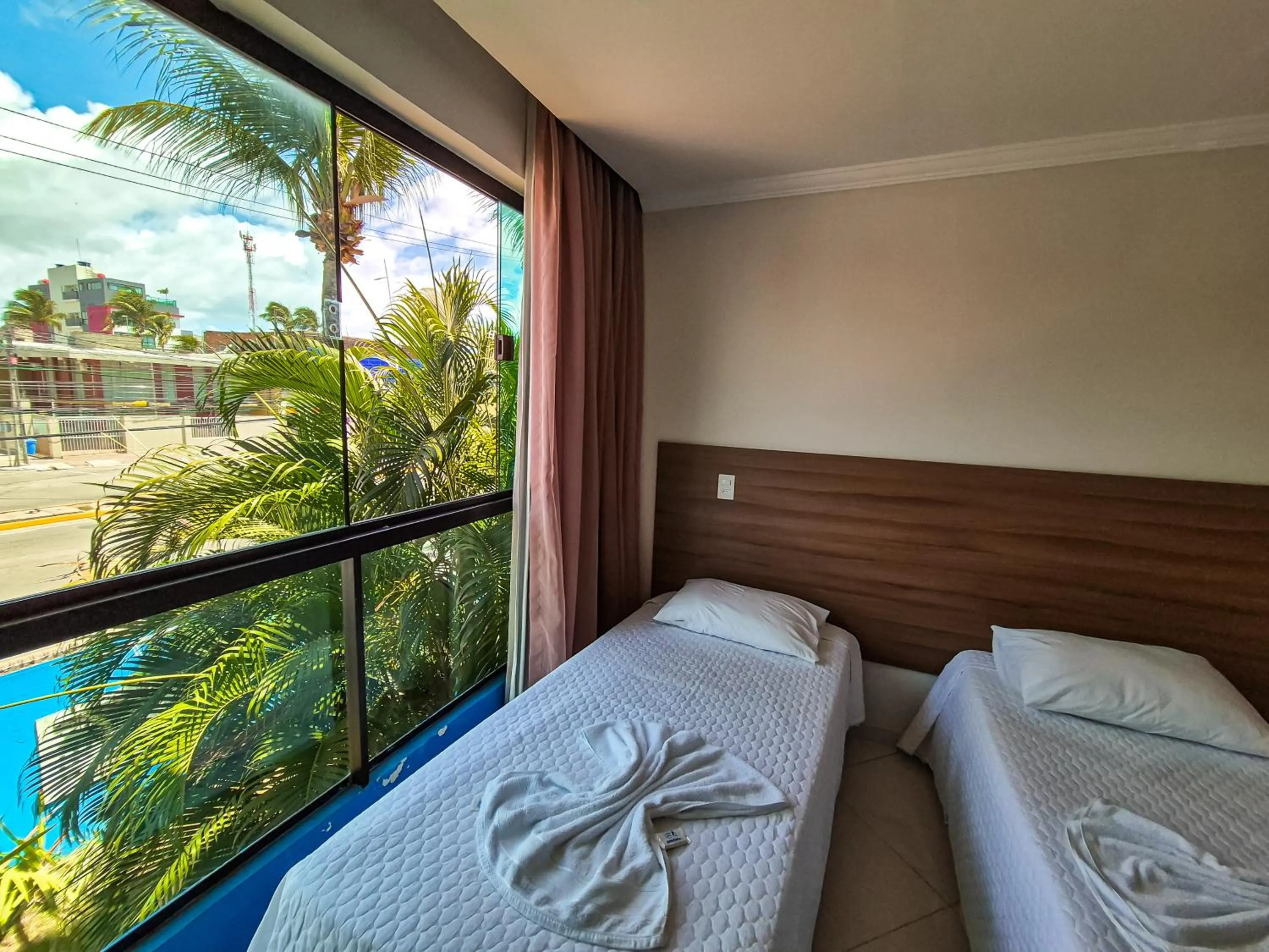 Bed in Pousada Morada Azul