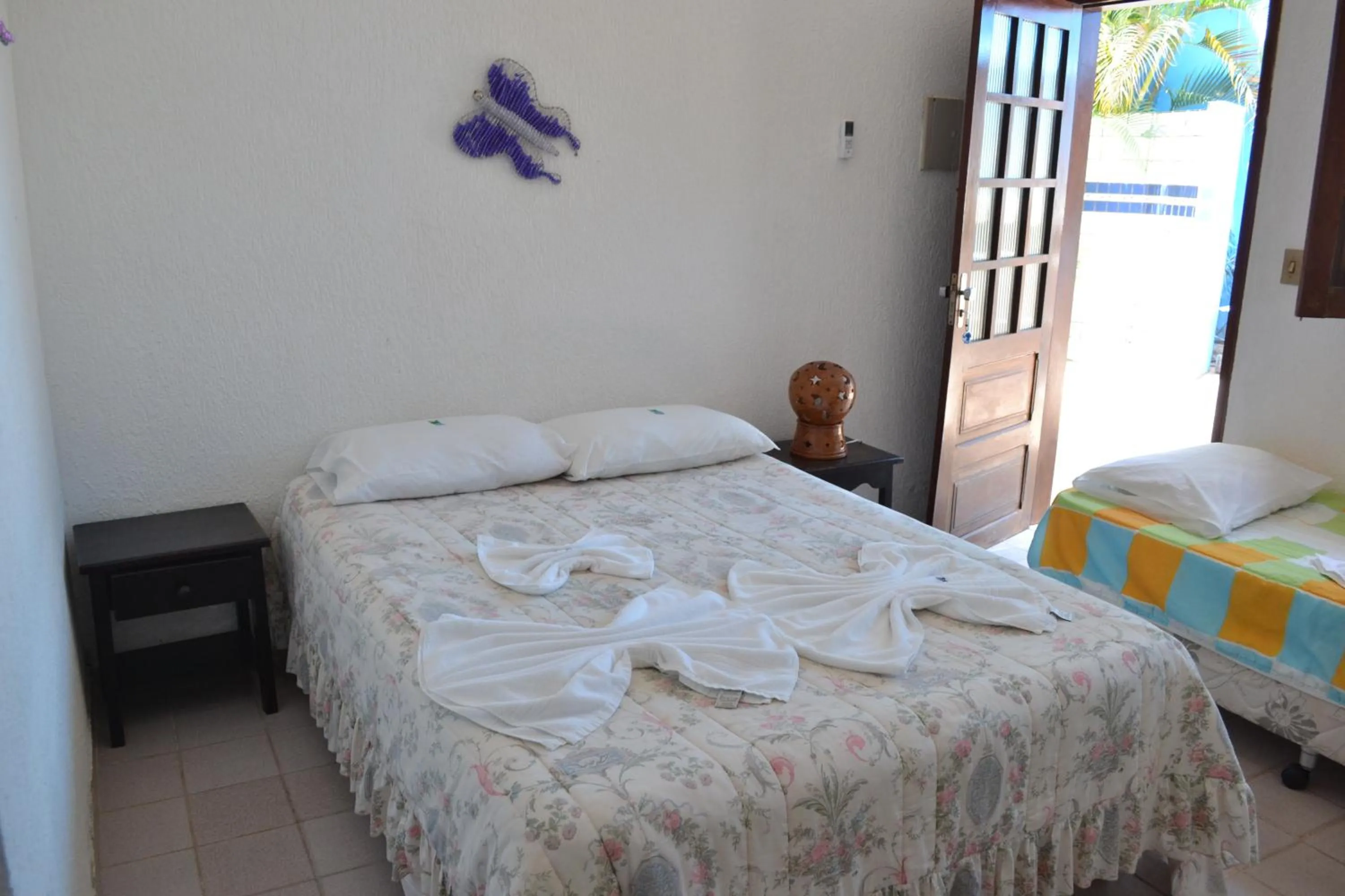 Bed in Pousada Morada Azul