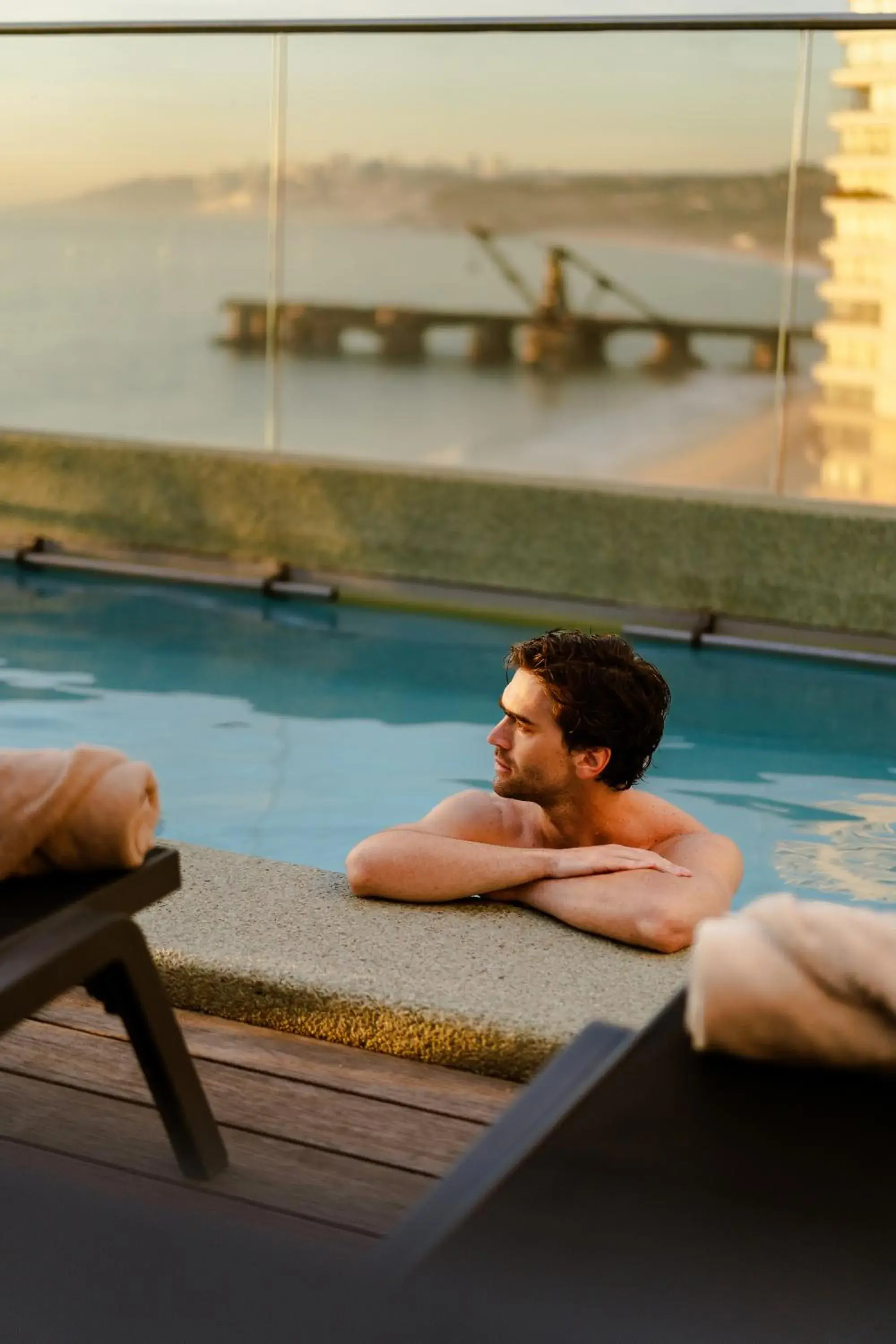 Swimming pool in Pullman Vina del Mar San Martin Swimming pool in Pullman Vina del Mar San Martin