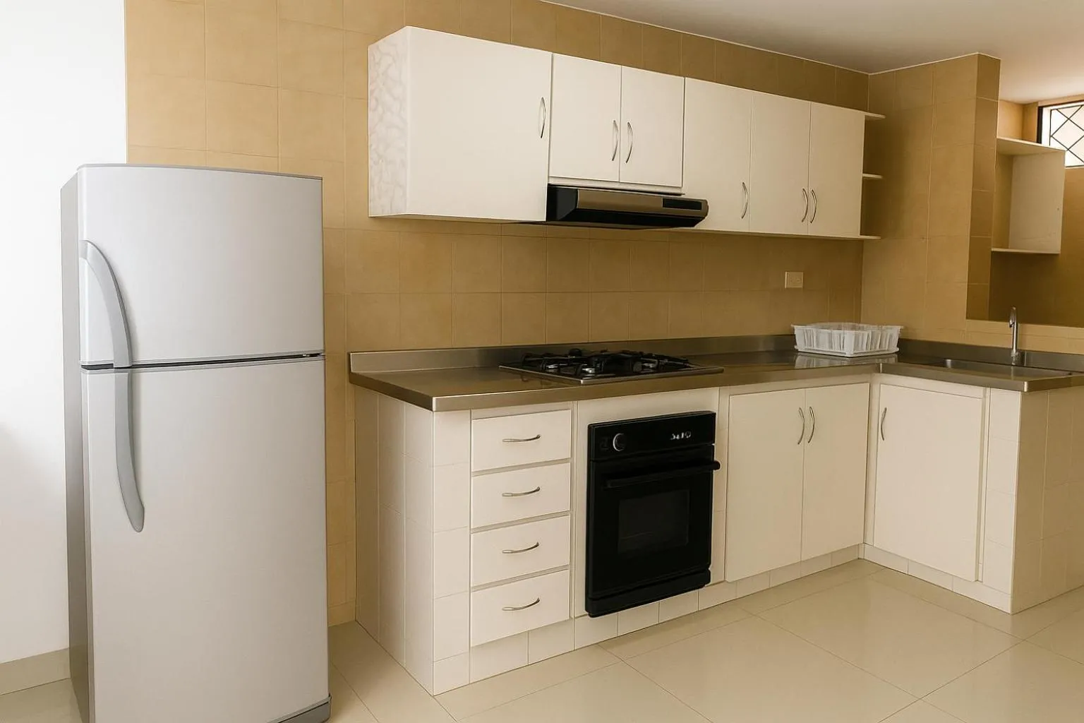 Kitchen or kitchenette in Nabusimake Apartamentos By DANP