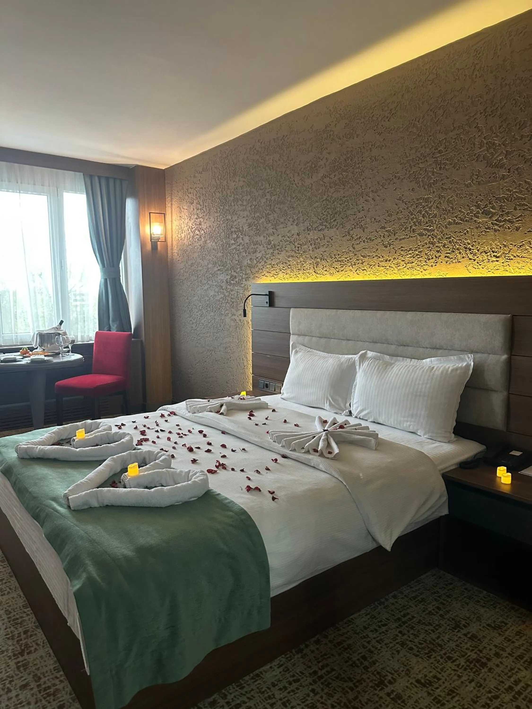 Bed in Hotel Kırcı Termal & Spa