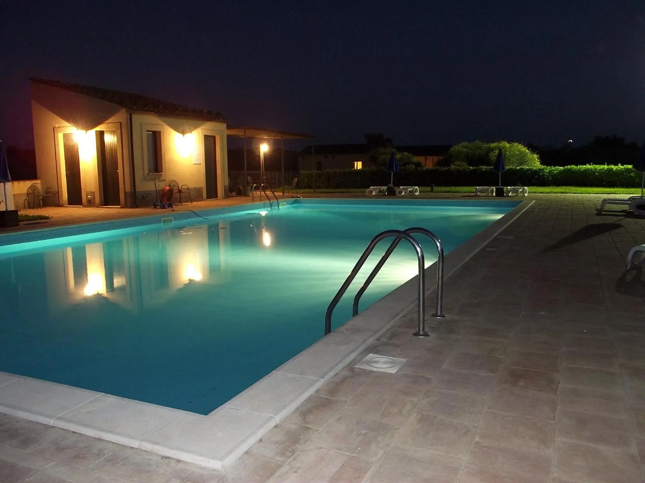 Pool view in Il Casale Delle Rose