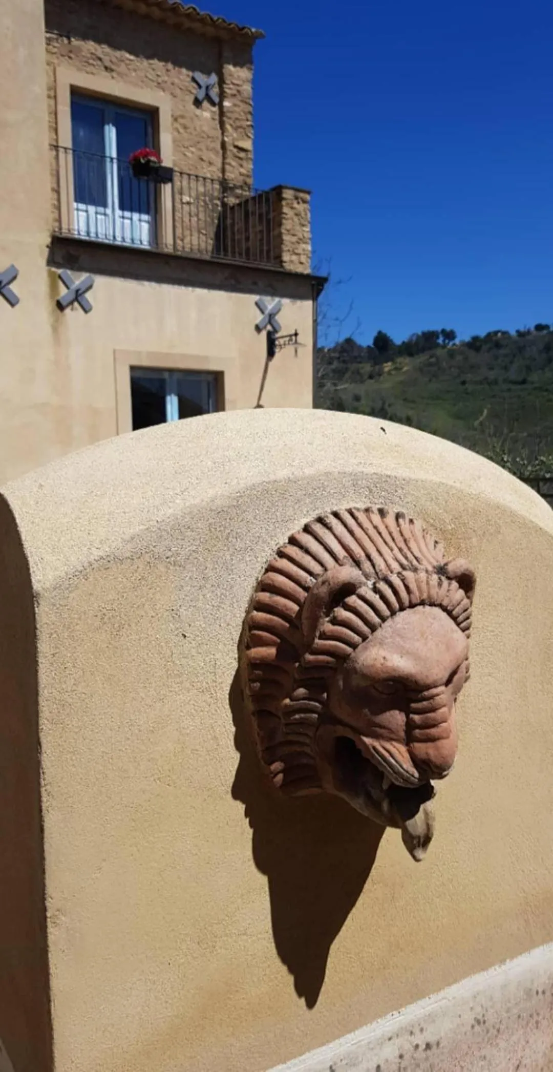 Decorative detail in Il Casale Delle Rose