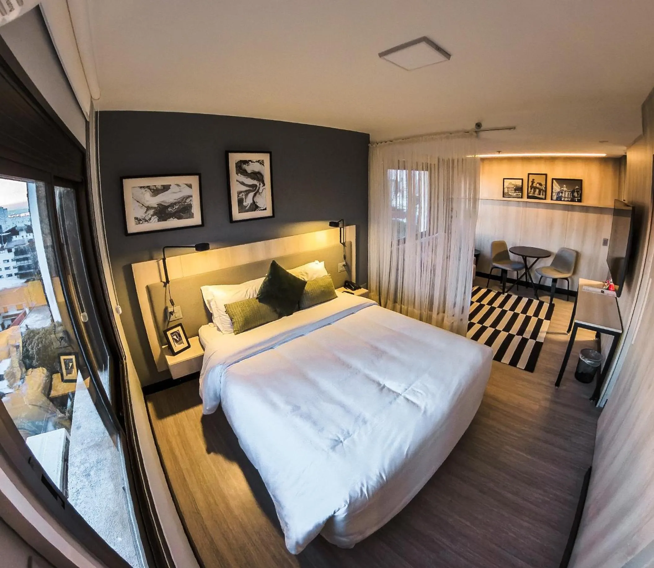 Bed in ArtHotel Transamerica Collection