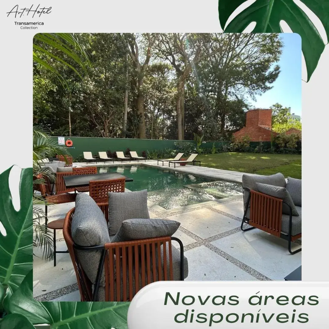 Swimming pool in ArtHotel Transamerica Collection Swimming pool in ArtHotel Transamerica Collection