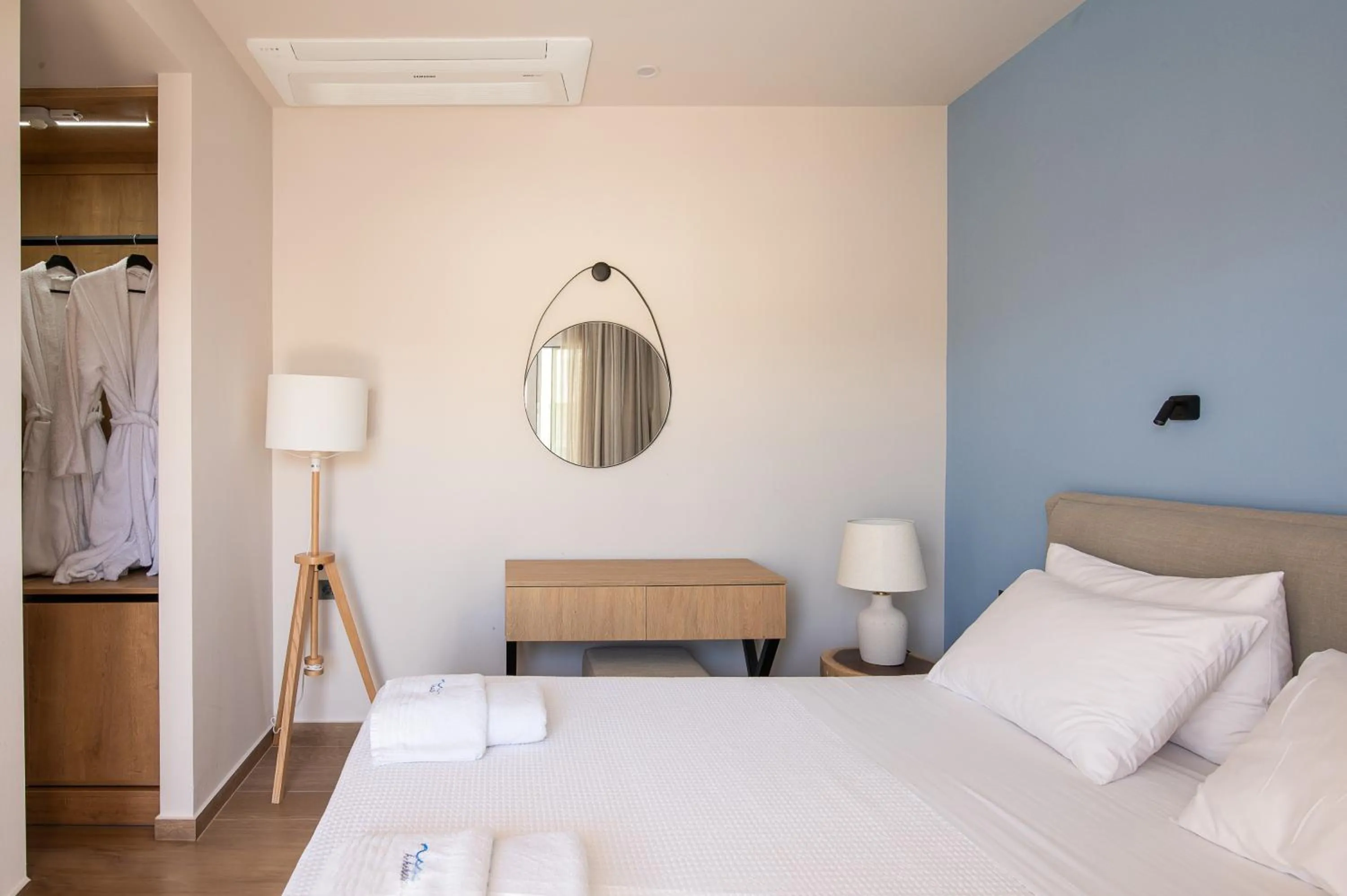 Bedroom, Bed in Almiriki Chios Rooms & Apartments