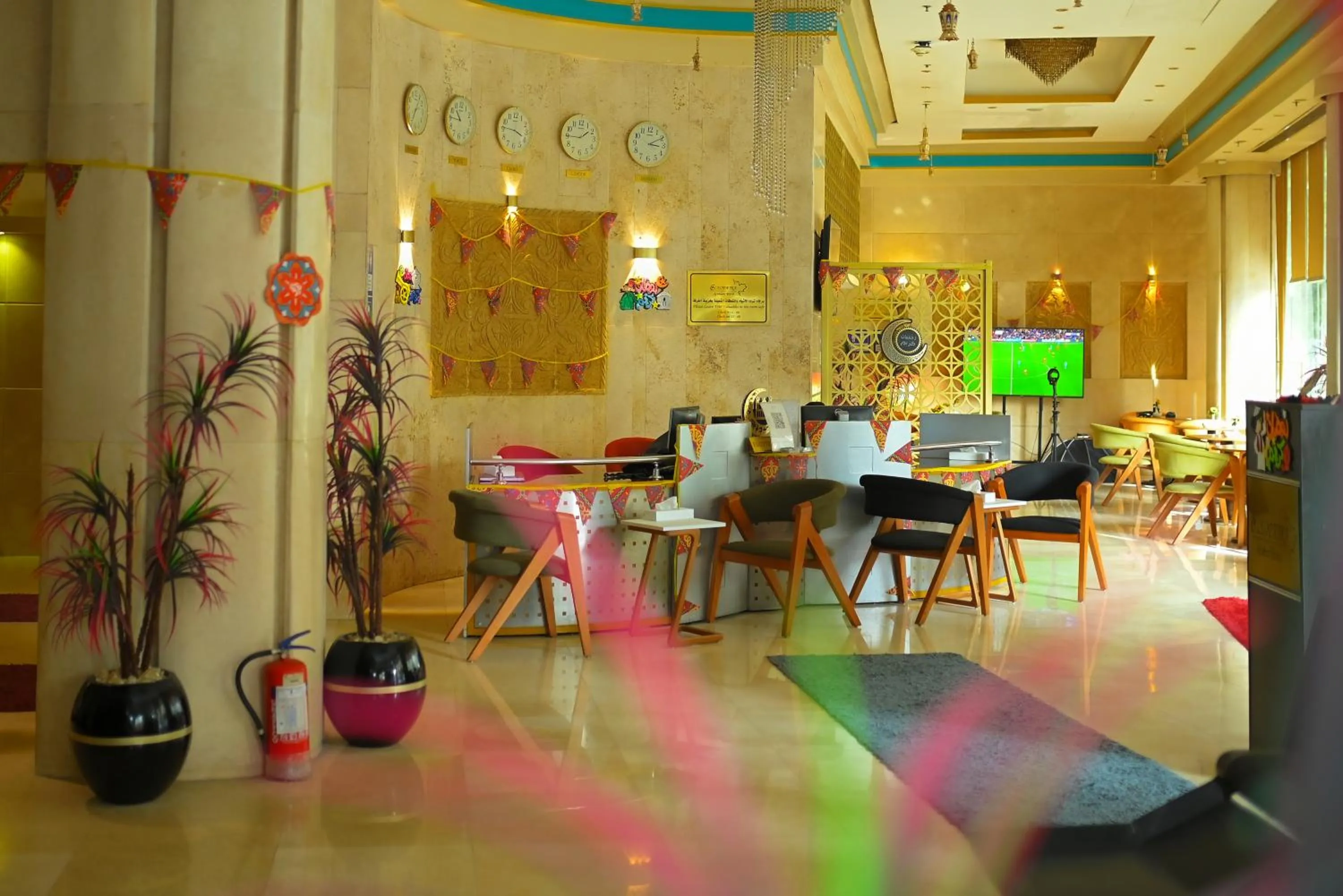 Lobby or reception in Cleopatra Hotel