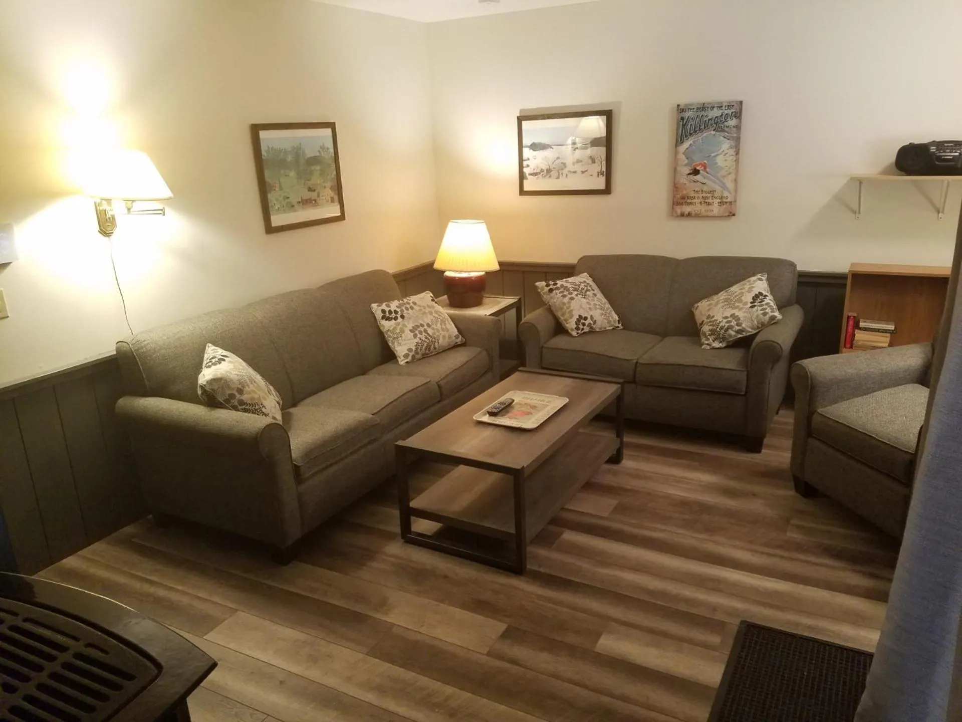 Living room in Ski in/out Spruce Glen Townhomes on Great Eastern Trail