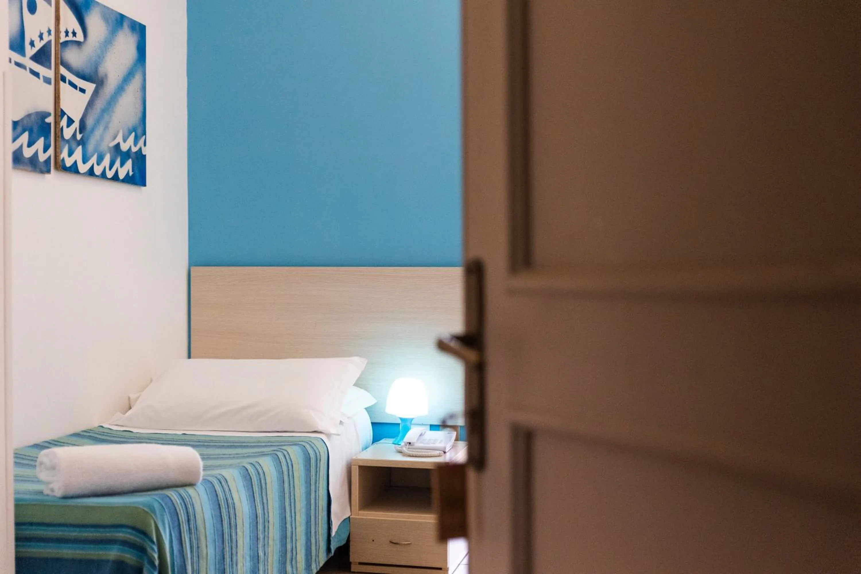 Bedroom, Bed in Hotel Baia Del Sole