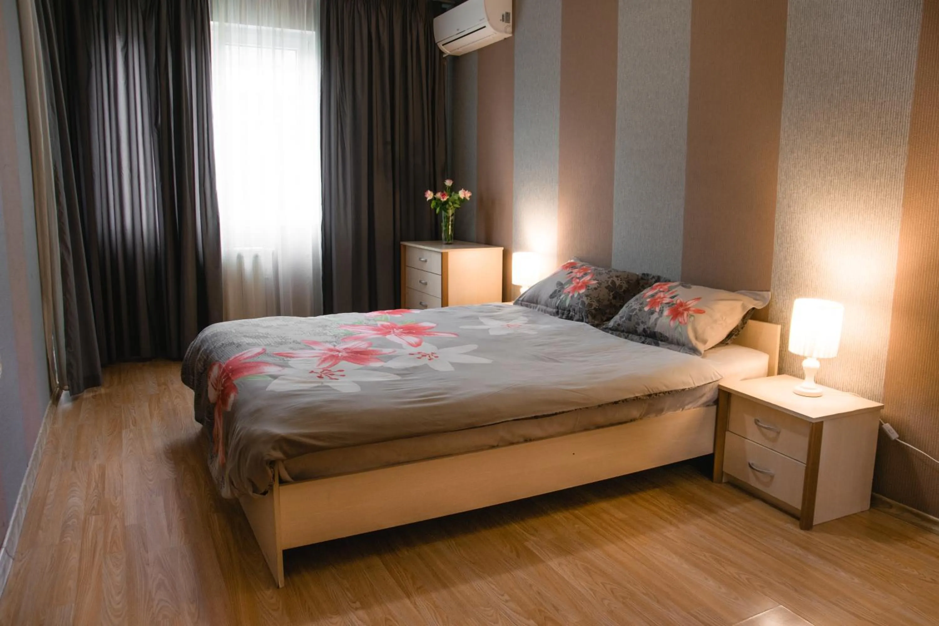 Bed in Sofia Central Hotel Apartments